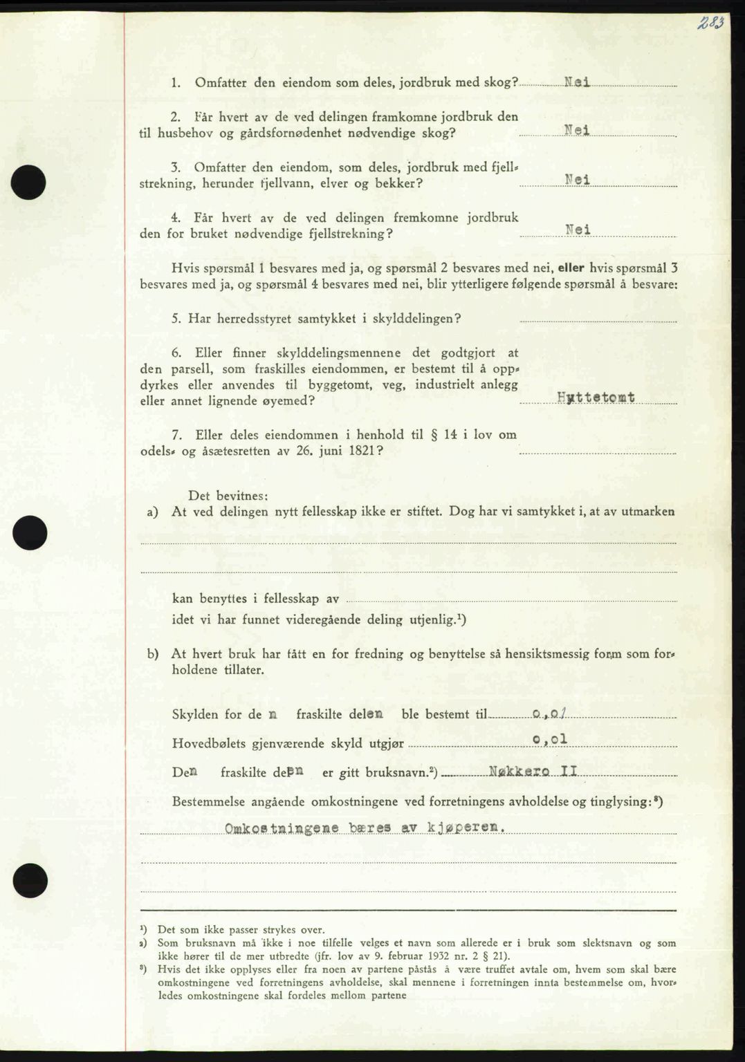 Nordmøre sorenskriveri, AV/SAT-A-4132/1/2/2Ca: Mortgage book no. A112, 1949-1949, Diary no: : 2389/1949