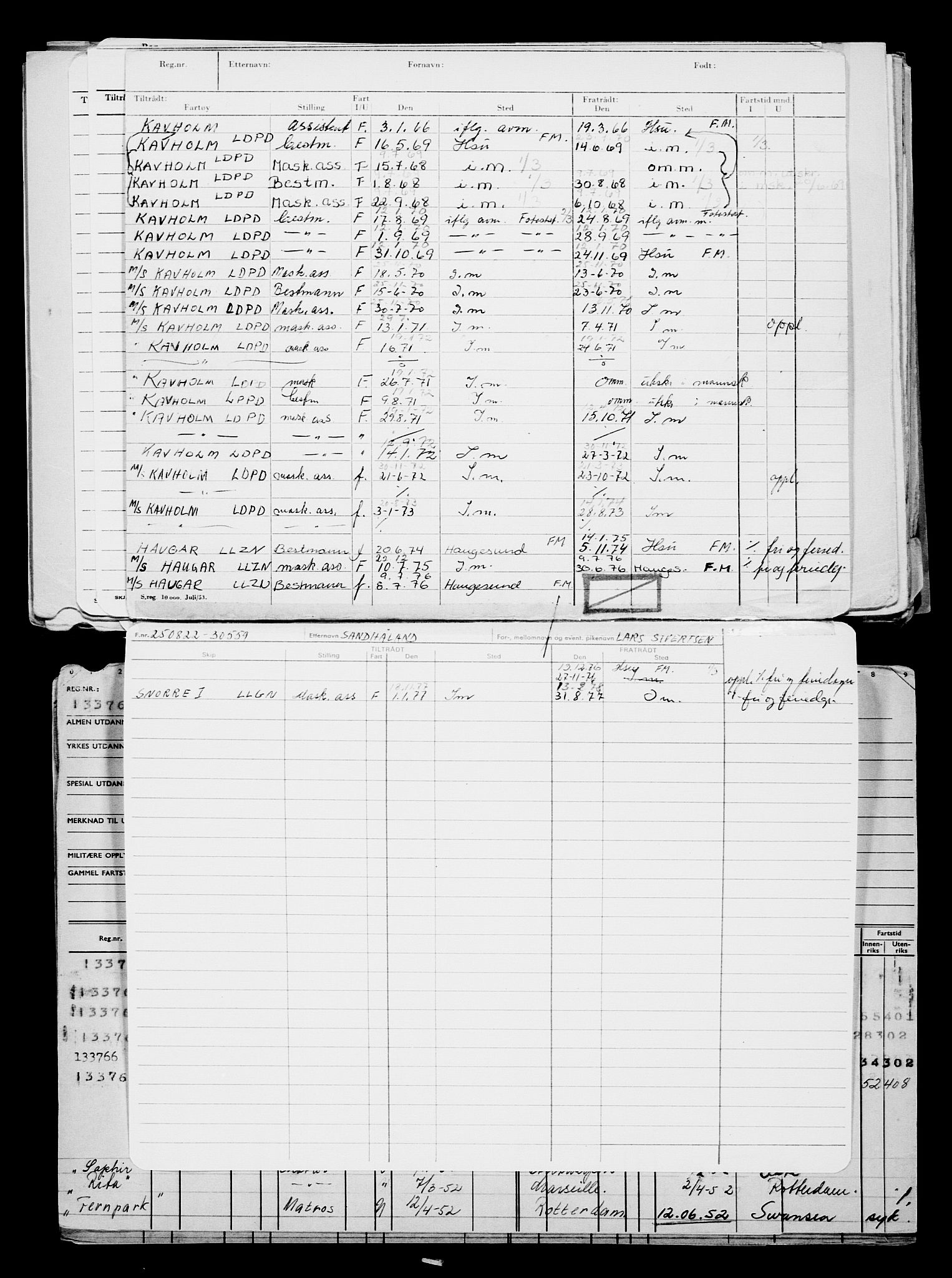 Direktoratet for sjømenn, AV/RA-S-3545/G/Gb/L0210: Hovedkort, 1922, p. 102