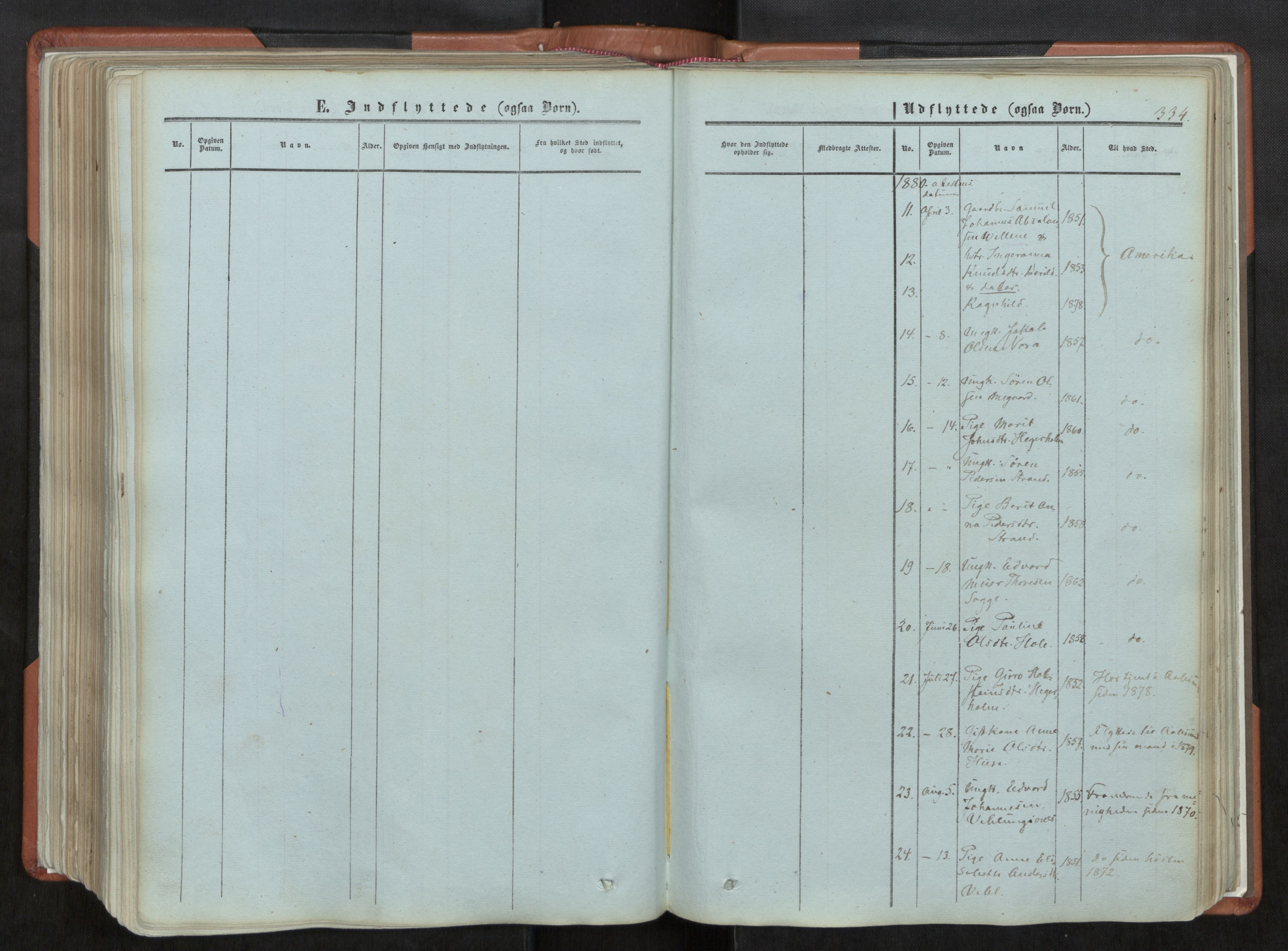 Ministerialprotokoller, klokkerbøker og fødselsregistre - Møre og Romsdal, SAT/A-1454/544/L0572: Parish register (official) no. 544A05, 1854-1886, p. 334