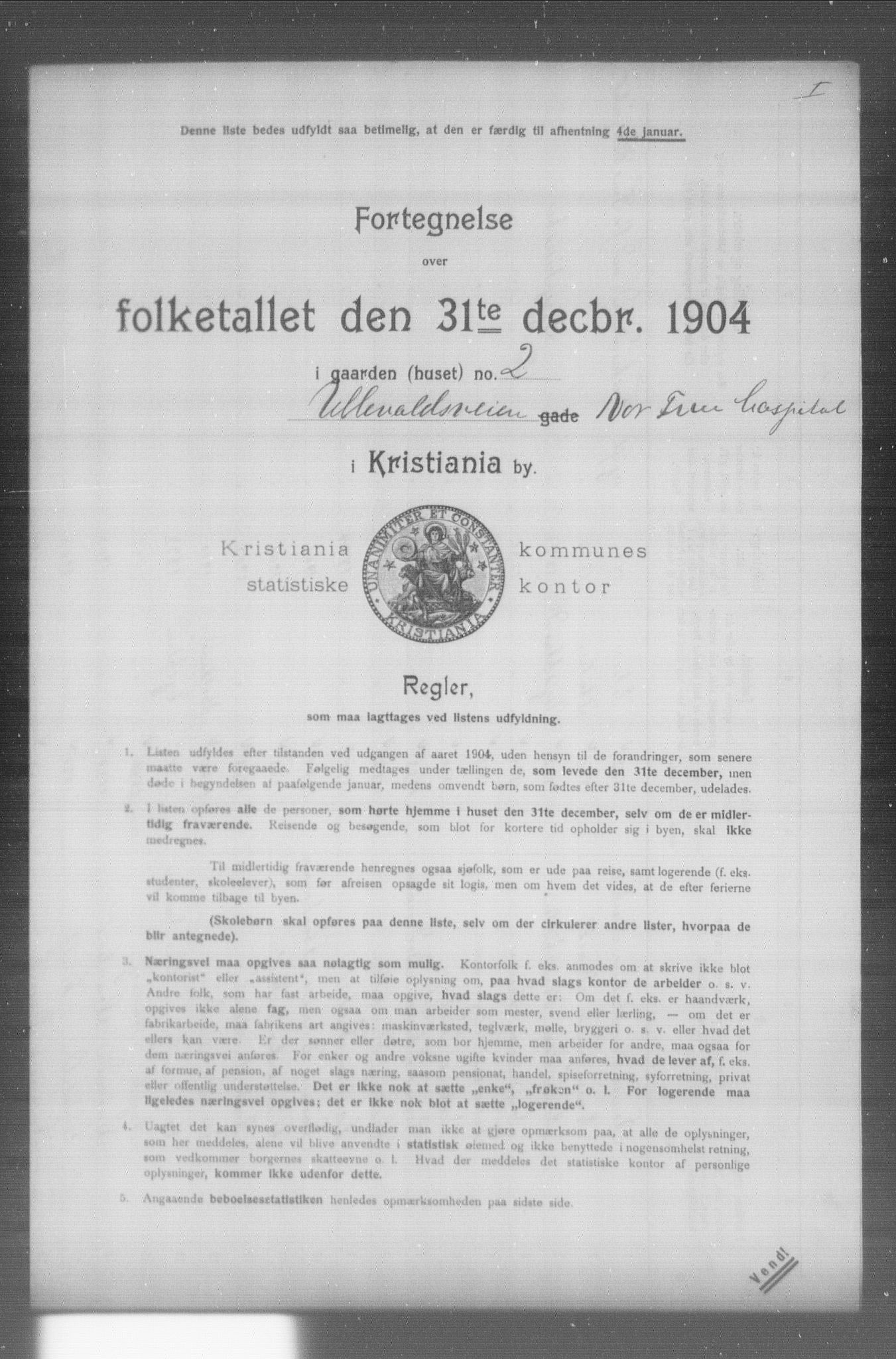 OBA, Municipal Census 1904 for Kristiania, 1904, p. 22416