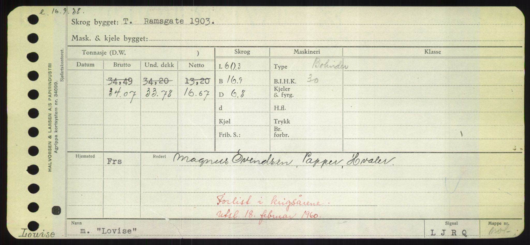 Sjøfartsdirektoratet med forløpere, Skipsmålingen, RA/S-1627/H/Hd/L0023: Fartøy, Lia-Løv, p. 377