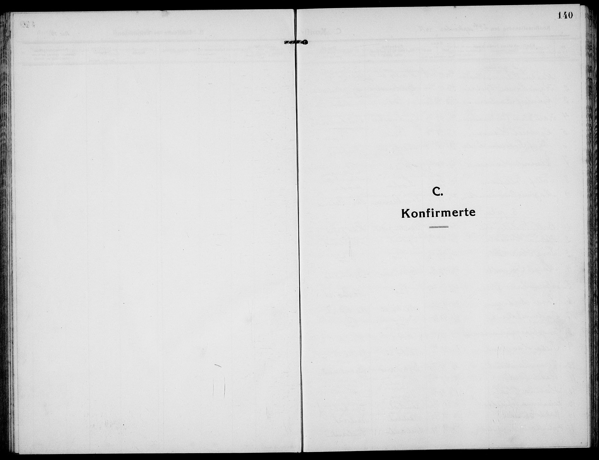 Hå sokneprestkontor, SAST/A-101801/001/30BB/L0007: Parish register (copy) no. B 7, 1912-1939, p. 140