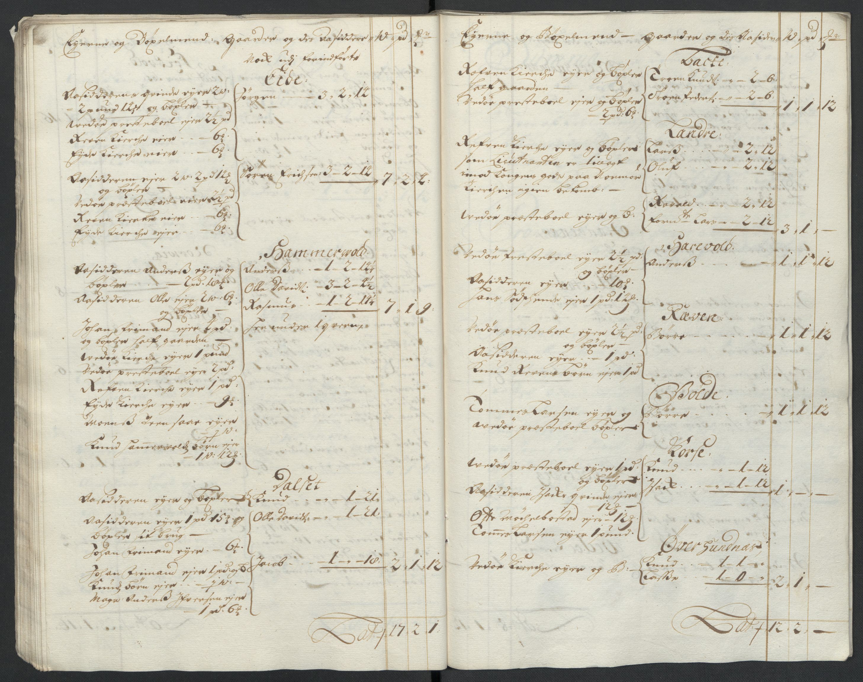 Rentekammeret inntil 1814, Reviderte regnskaper, Fogderegnskap, RA/EA-4092/R55/L3654: Fogderegnskap Romsdal, 1699-1700, p. 32