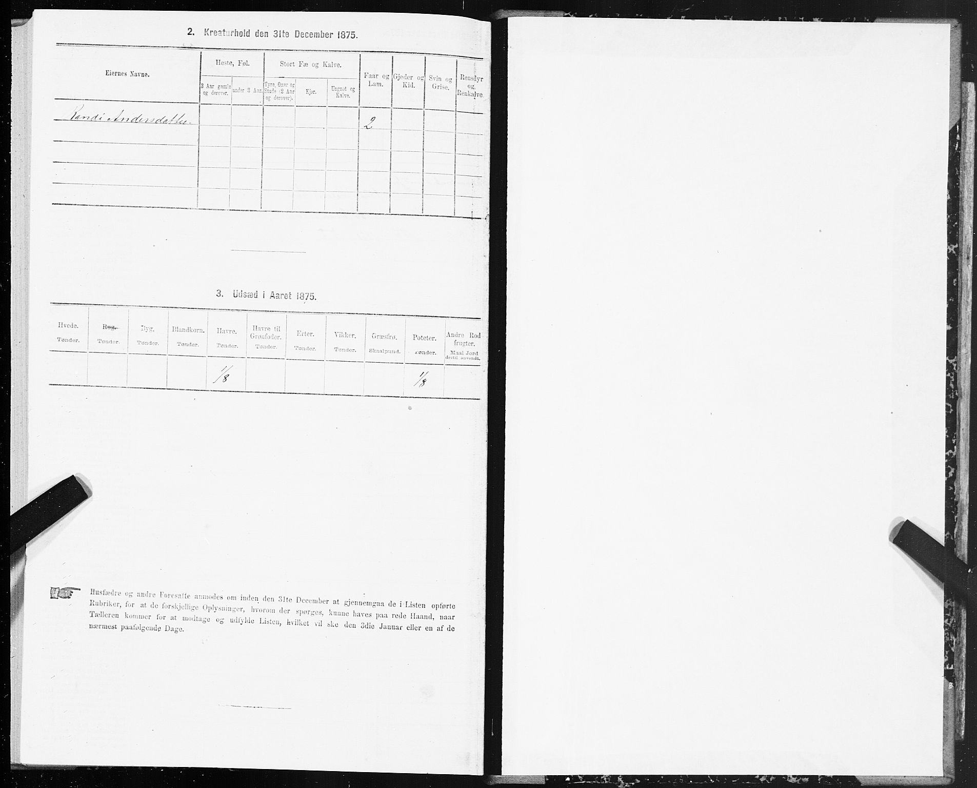 SAT, 1875 census for 1560P Tingvoll, 1875