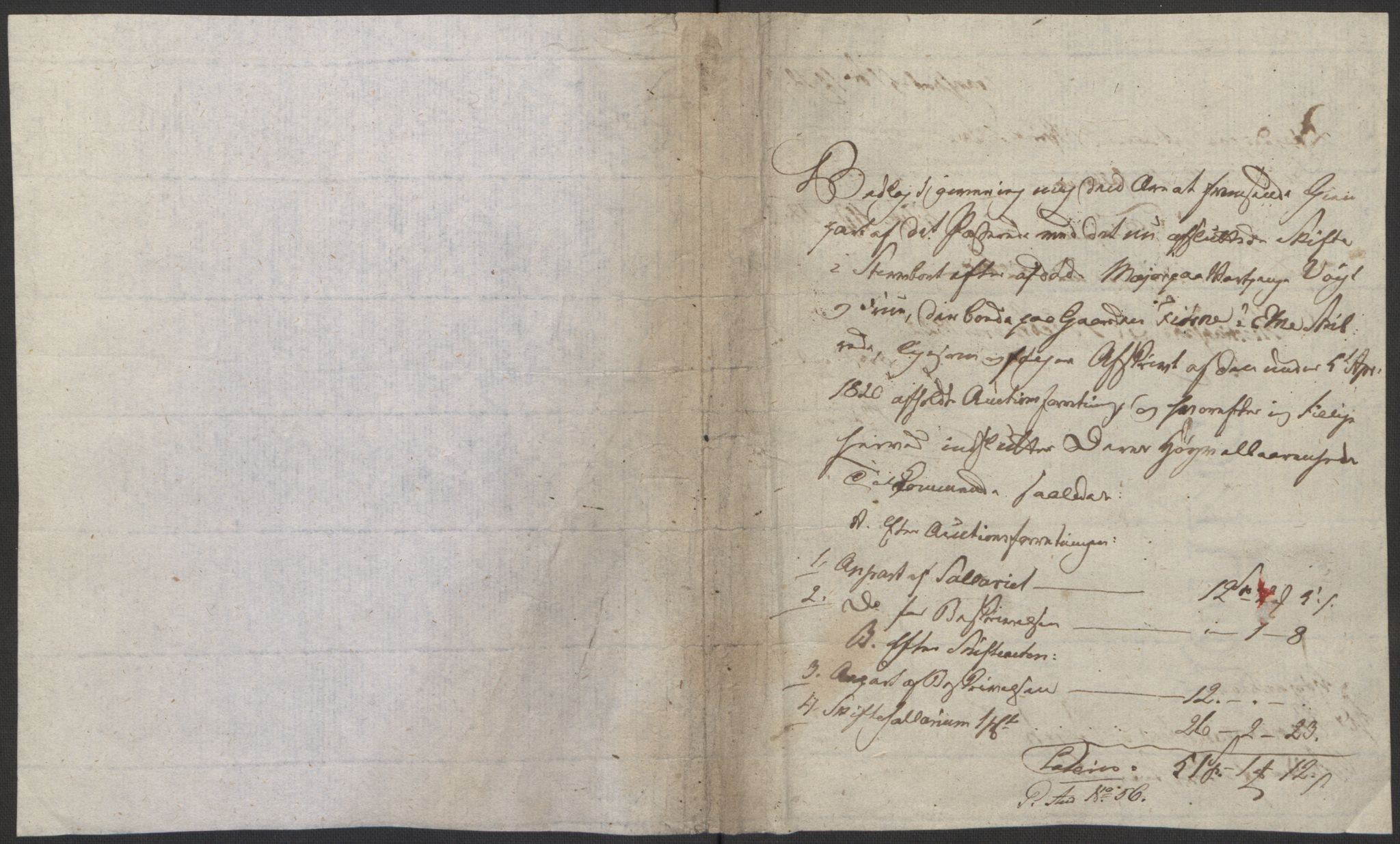 Forsvaret, Generalauditøren, AV/RA-RAFA-1772/F/Fj/Fja/L0037: --, 1737-1820, p. 48