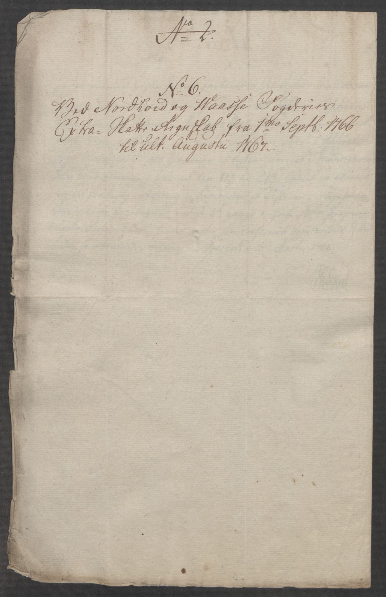 Rentekammeret inntil 1814, Reviderte regnskaper, Fogderegnskap, RA/EA-4092/R51/L3303: Ekstraskatten Nordhordland og Voss, 1762-1772, p. 165