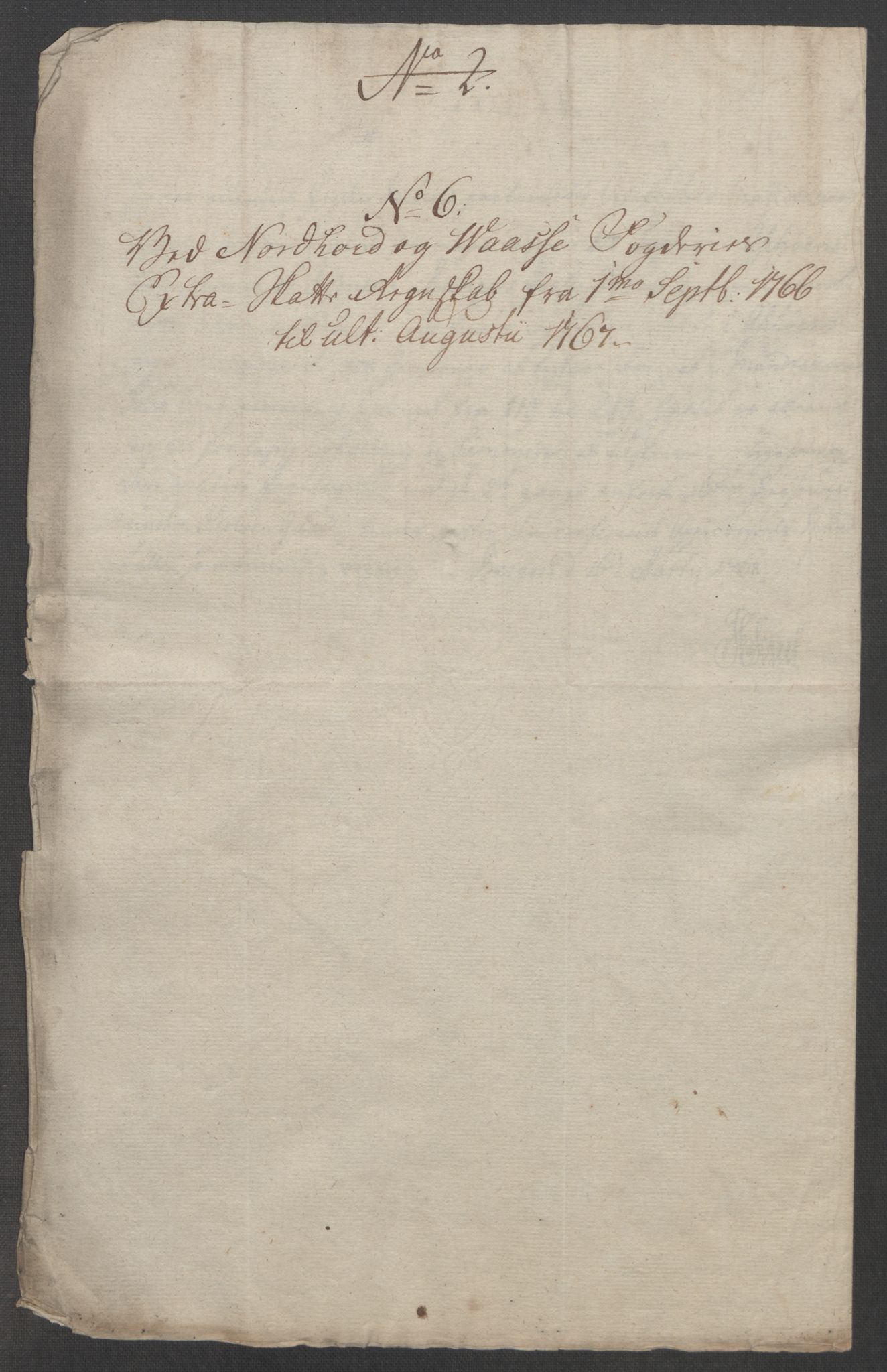 Rentekammeret inntil 1814, Reviderte regnskaper, Fogderegnskap, AV/RA-EA-4092/R51/L3303: Ekstraskatten Nordhordland og Voss, 1762-1772, p. 165