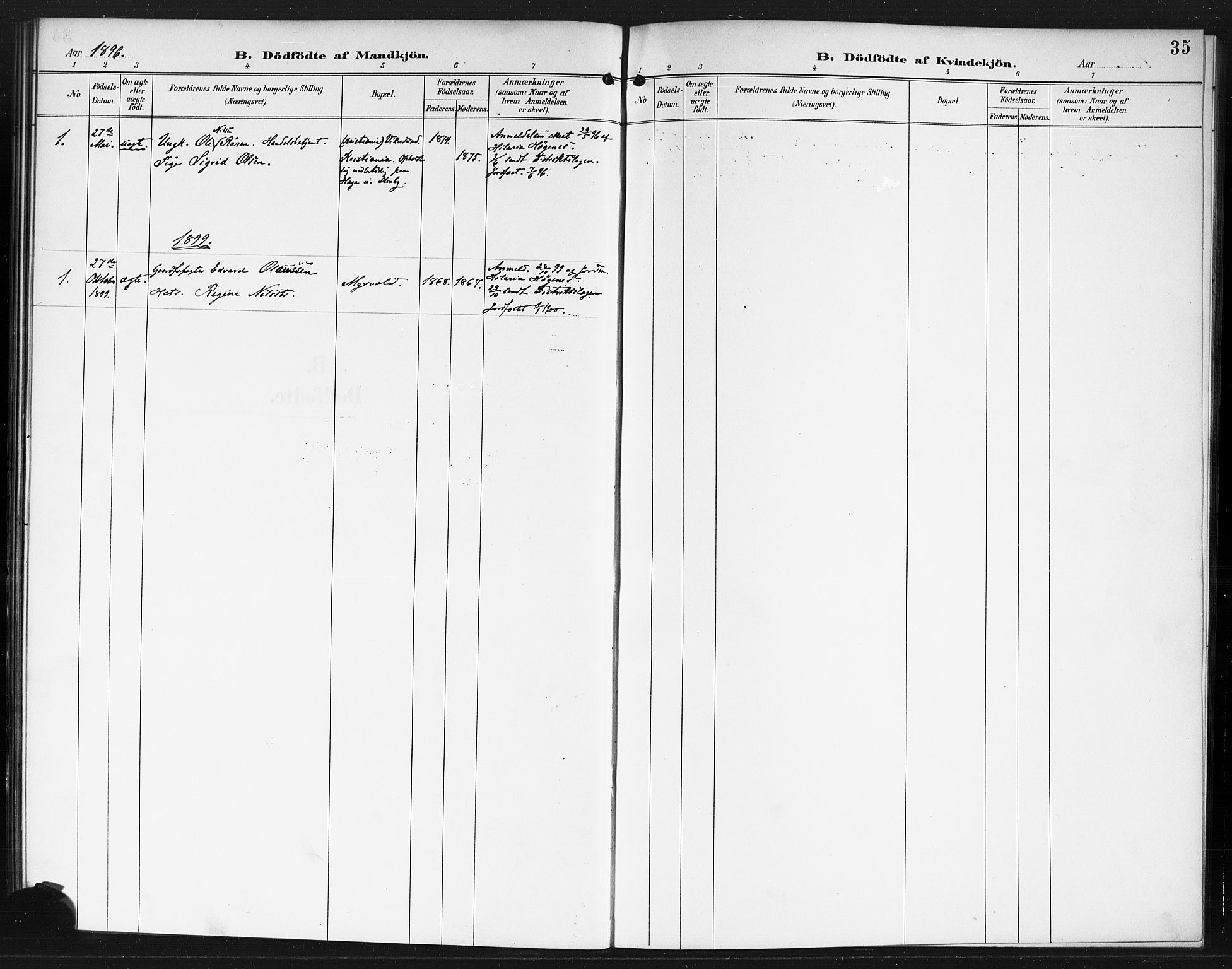 Rødenes prestekontor Kirkebøker, AV/SAO-A-2005/F/Fb/L0002: Parish register (official) no. II 2, 1890-1900, p. 35