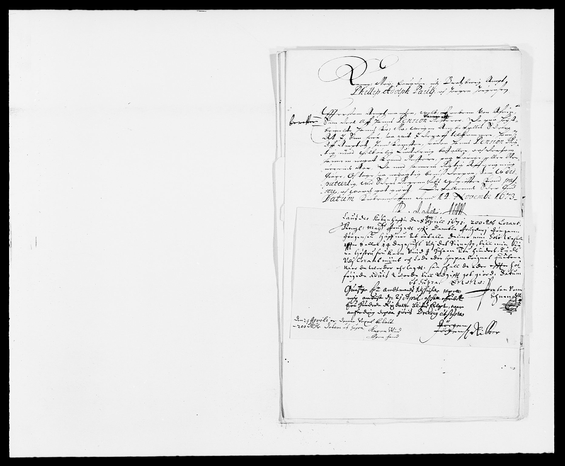 Rentekammeret inntil 1814, Reviderte regnskaper, Fogderegnskap, RA/EA-4092/R34/L2042: Fogderegnskap Bamble, 1673-1675, p. 432
