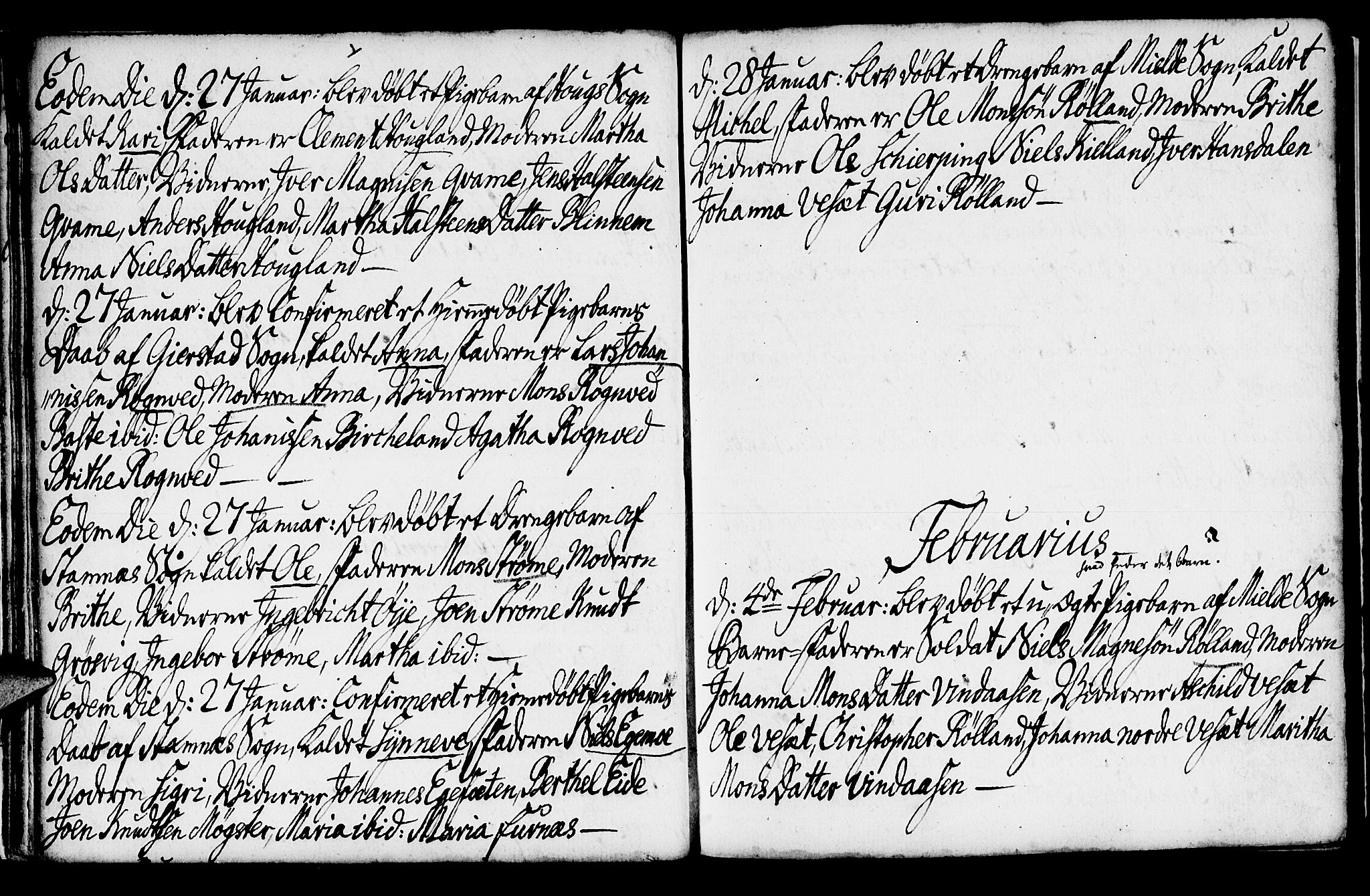 Haus sokneprestembete, AV/SAB-A-75601/H/Haa: Parish register (official) no. A 8, 1754-1769, p. 20