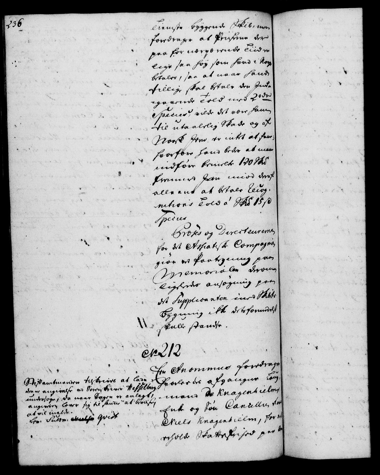 Rentekammeret, Kammerkanselliet, RA/EA-3111/G/Gh/Gha/L0032: Norsk ekstraktmemorialprotokoll (merket RK 53.77), 1753-1755, p. 236