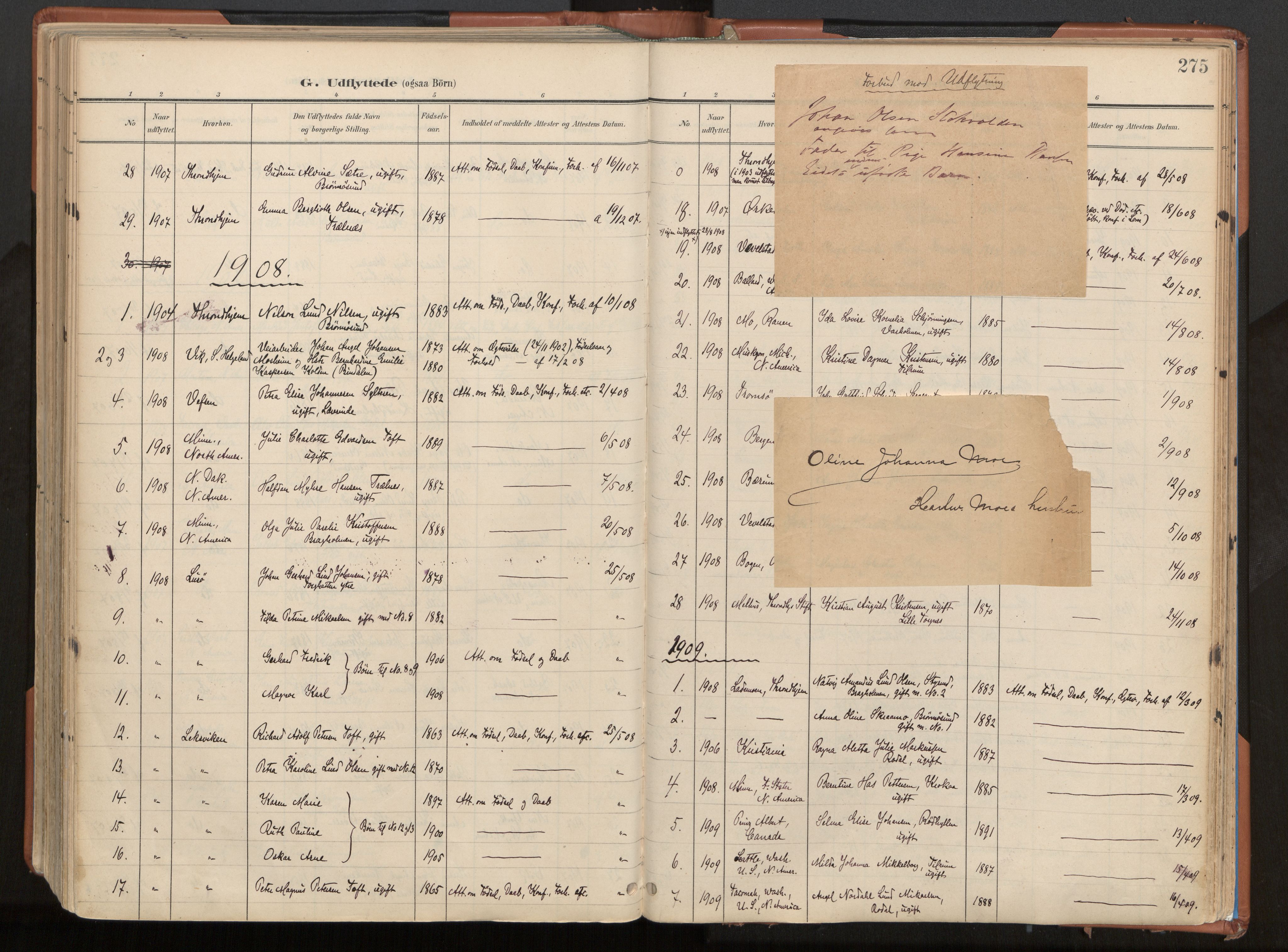 Ministerialprotokoller, klokkerbøker og fødselsregistre - Nordland, AV/SAT-A-1459/813/L0201: Parish register (official) no. 813A11, 1901-1918, p. 275