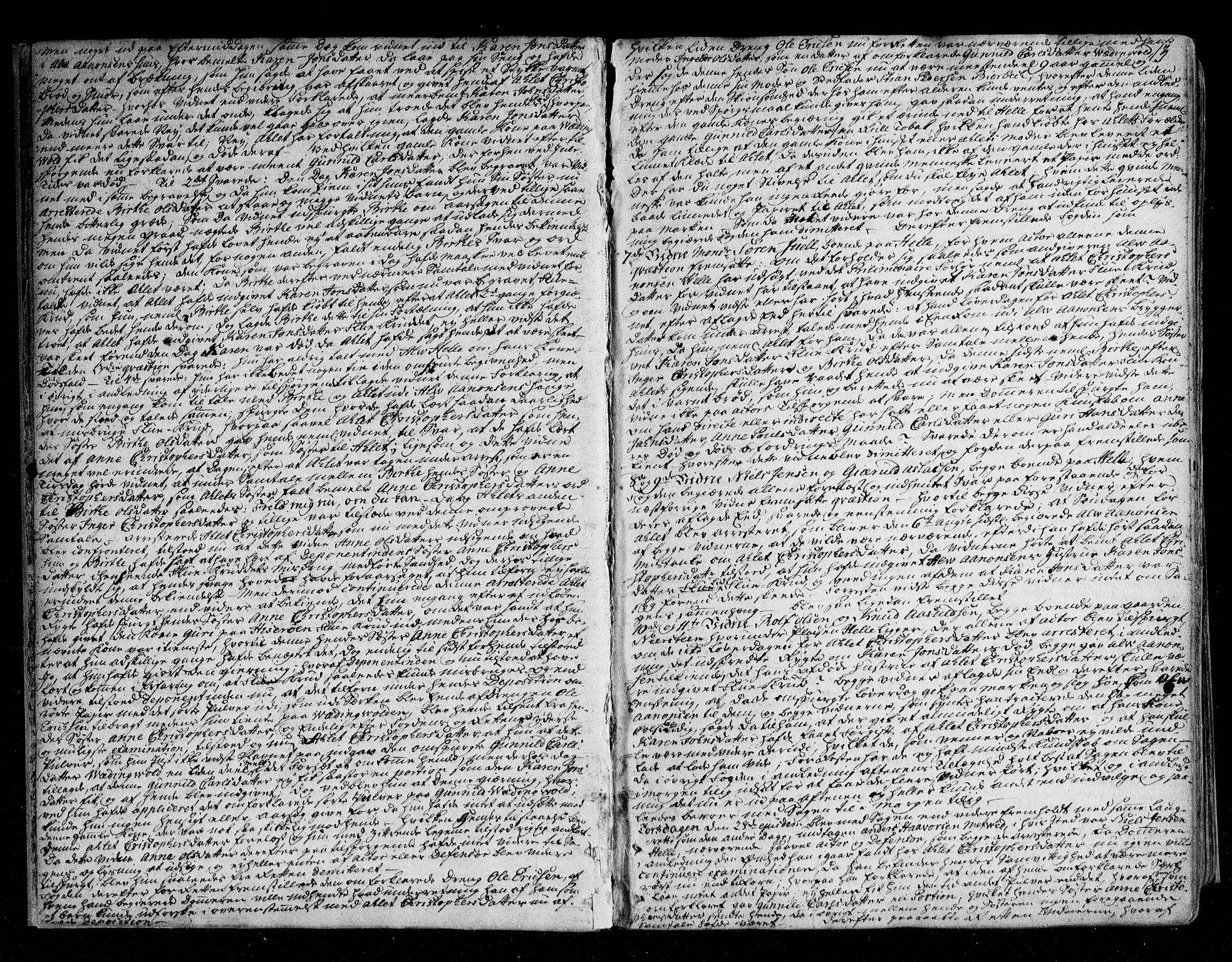 Nedenes sorenskriveri før 1824, AV/SAK-1221-0007/F/Fa/L0033: Tingbok med register nr 28, 1769-1774, p. 12b-13a