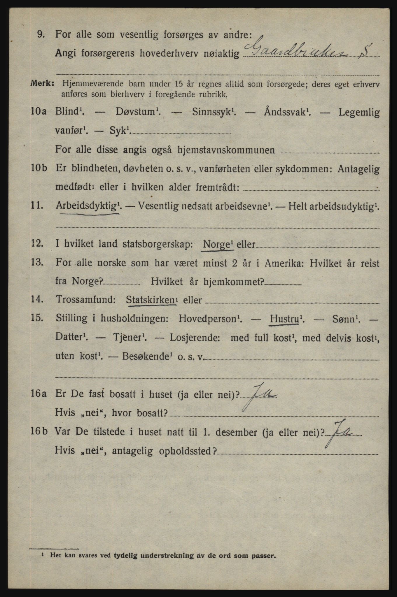 SAO, 1920 census for Skjeberg, 1920, p. 4928