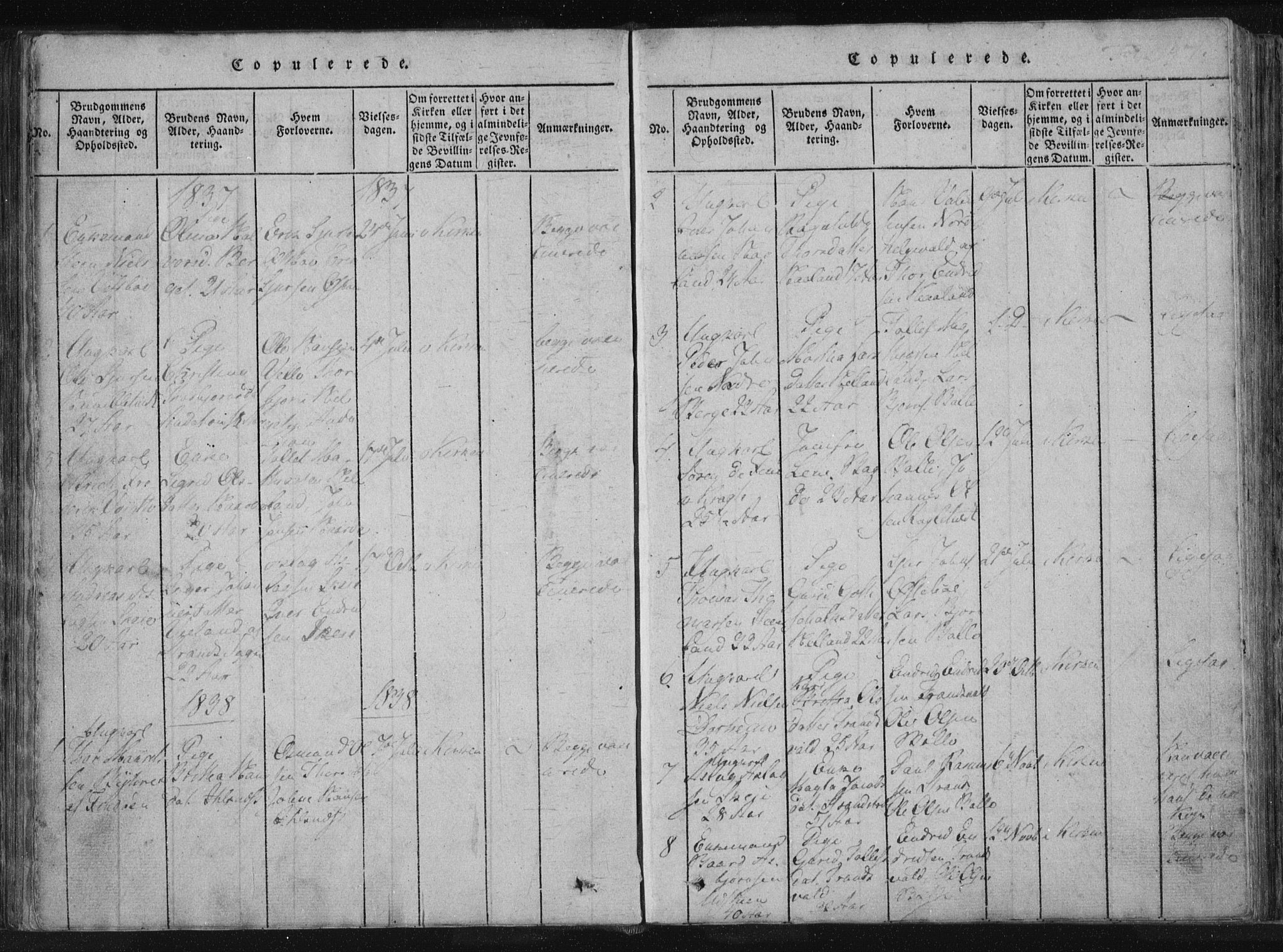 Vikedal sokneprestkontor, SAST/A-101840/01/IV: Parish register (official) no. A 4, 1816-1850, p. 197