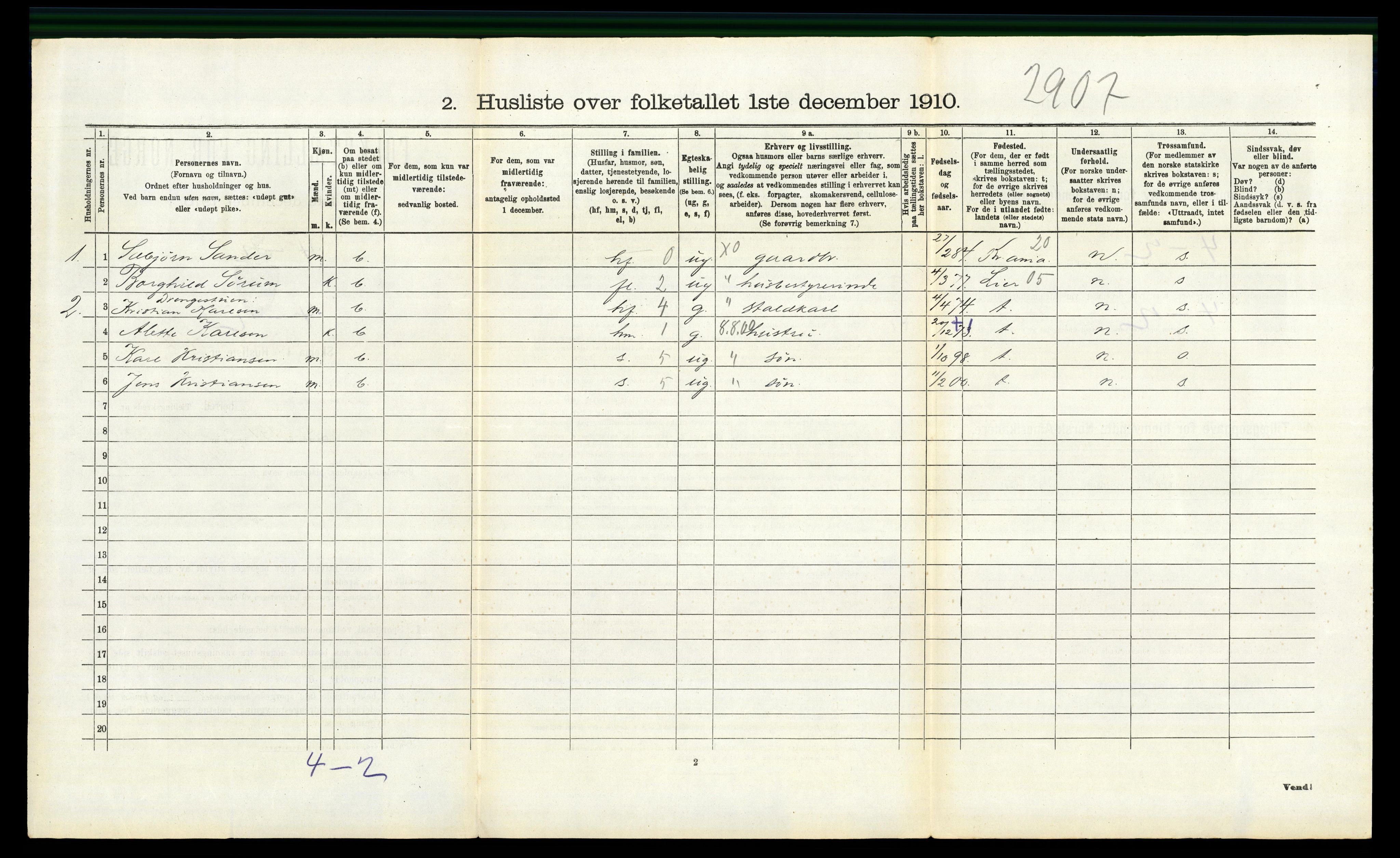 RA, 1910 census for Kråkstad, 1910, p. 850