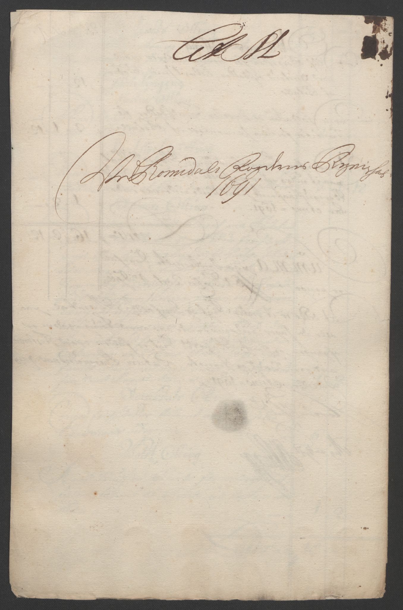 Rentekammeret inntil 1814, Reviderte regnskaper, Fogderegnskap, AV/RA-EA-4092/R55/L3649: Fogderegnskap Romsdal, 1690-1691, p. 326