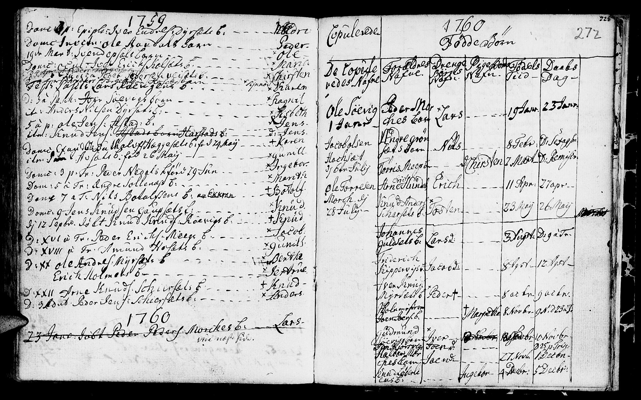 Ministerialprotokoller, klokkerbøker og fødselsregistre - Møre og Romsdal, SAT/A-1454/568/L0798: Parish register (official) no. 568A07, 1753-1780, p. 271-272