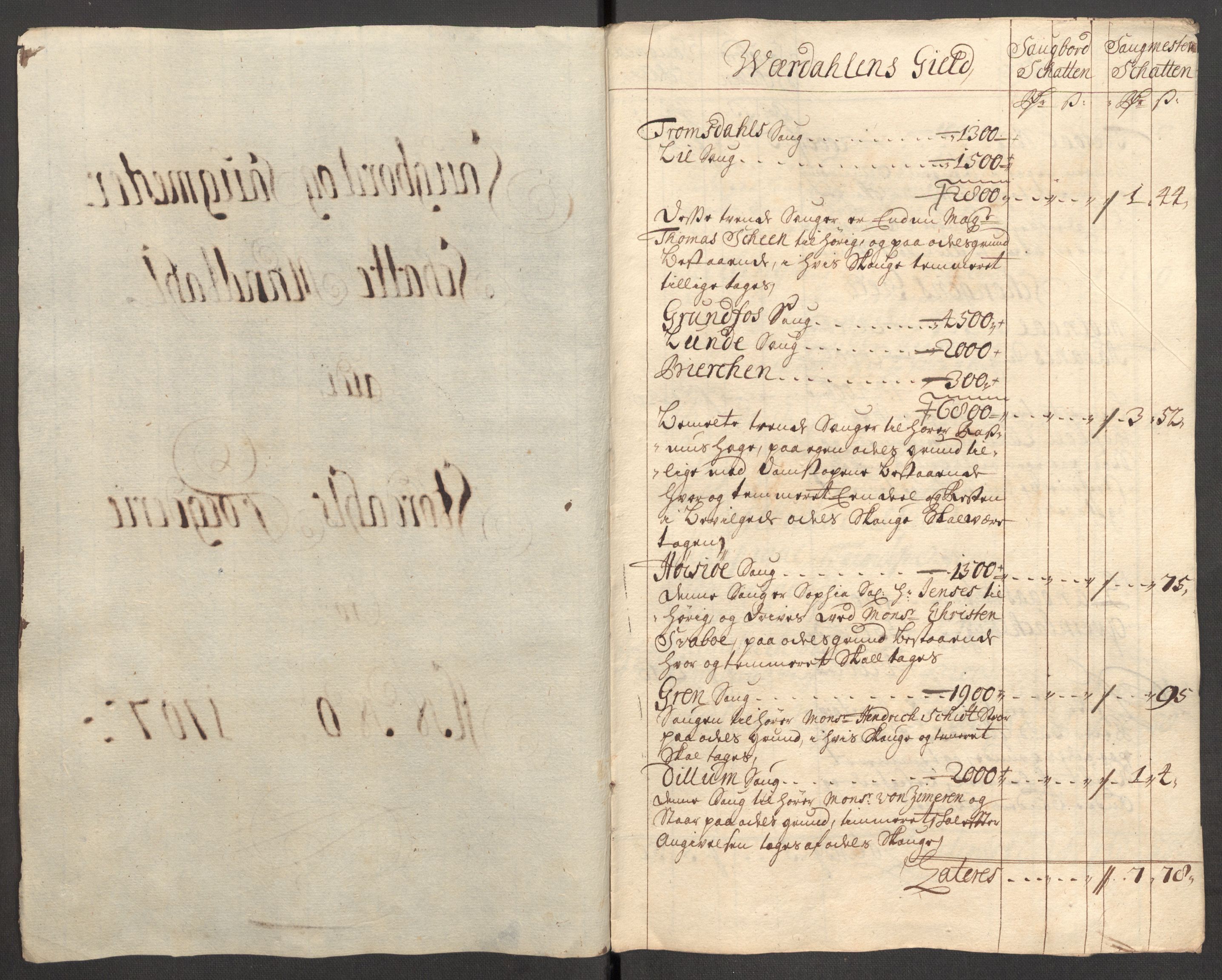 Rentekammeret inntil 1814, Reviderte regnskaper, Fogderegnskap, AV/RA-EA-4092/R62/L4197: Fogderegnskap Stjørdal og Verdal, 1707, p. 120