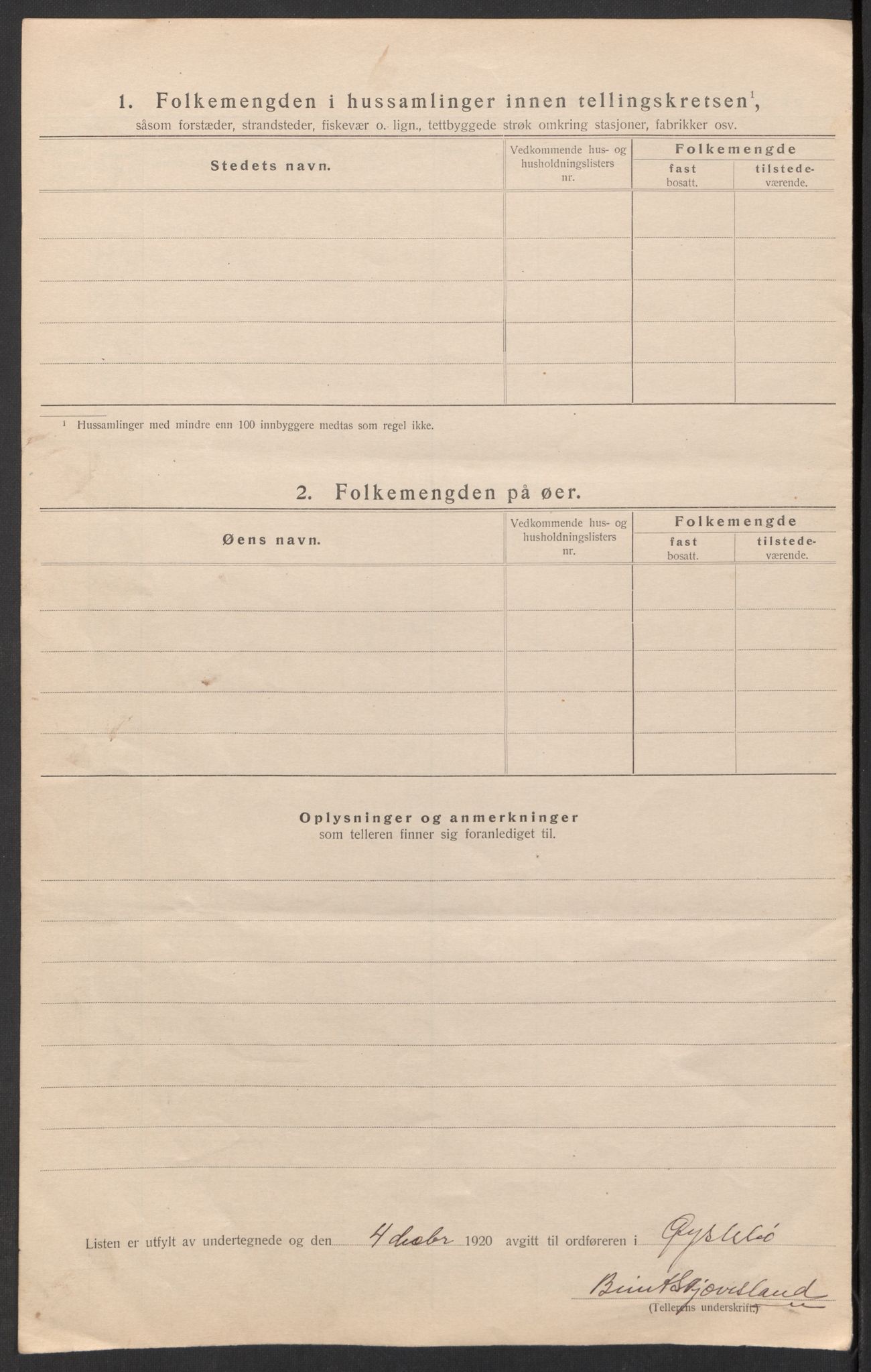 SAK, 1920 census for Øyslebø, 1920, p. 28