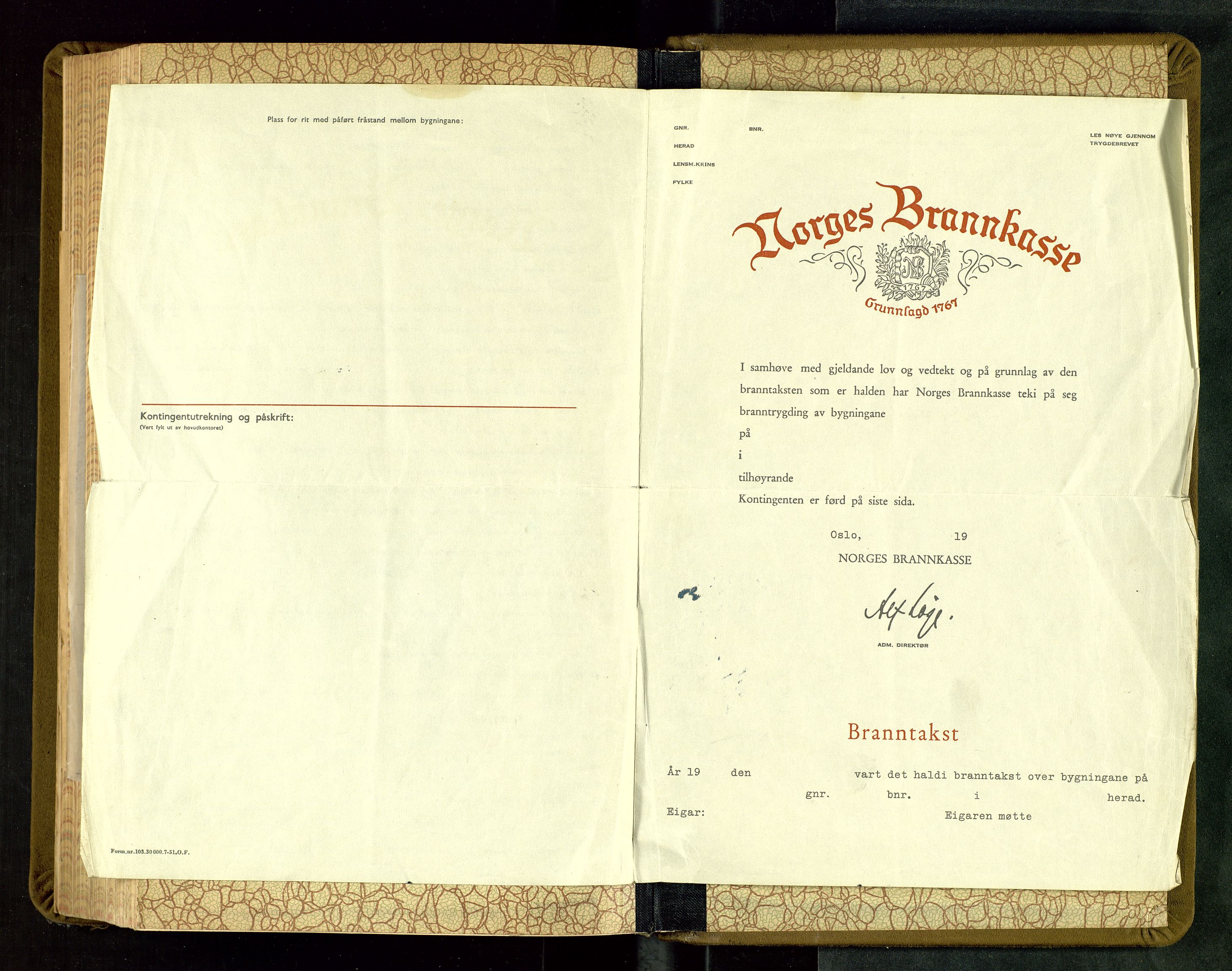 Norges Brannkasse Haugesund, SAST/A-102142/0004/O/L0003: Branntakstprotokoll, 1935-1943