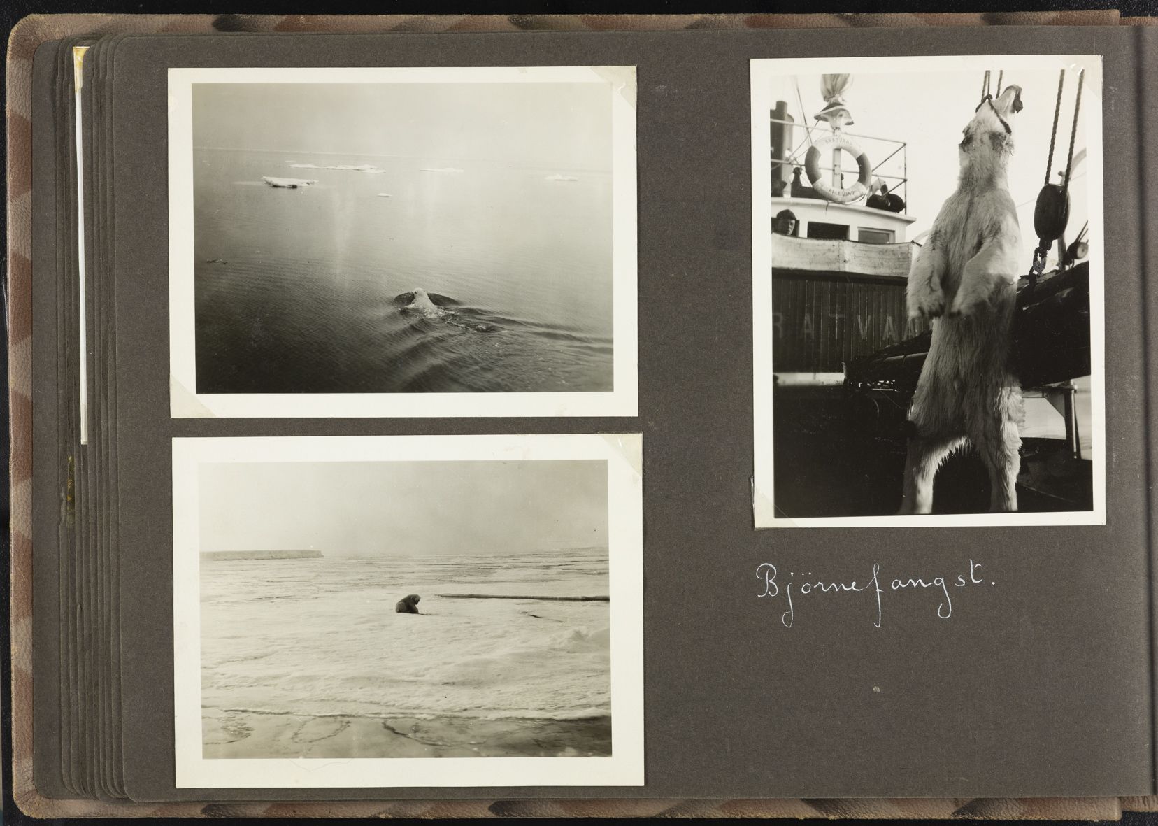 Sørensen, Adolf, AAKS/PA-2238/U/L0002: Fotoalbum fra Bratvaag-ekspedisjonen, 1930, p. 19