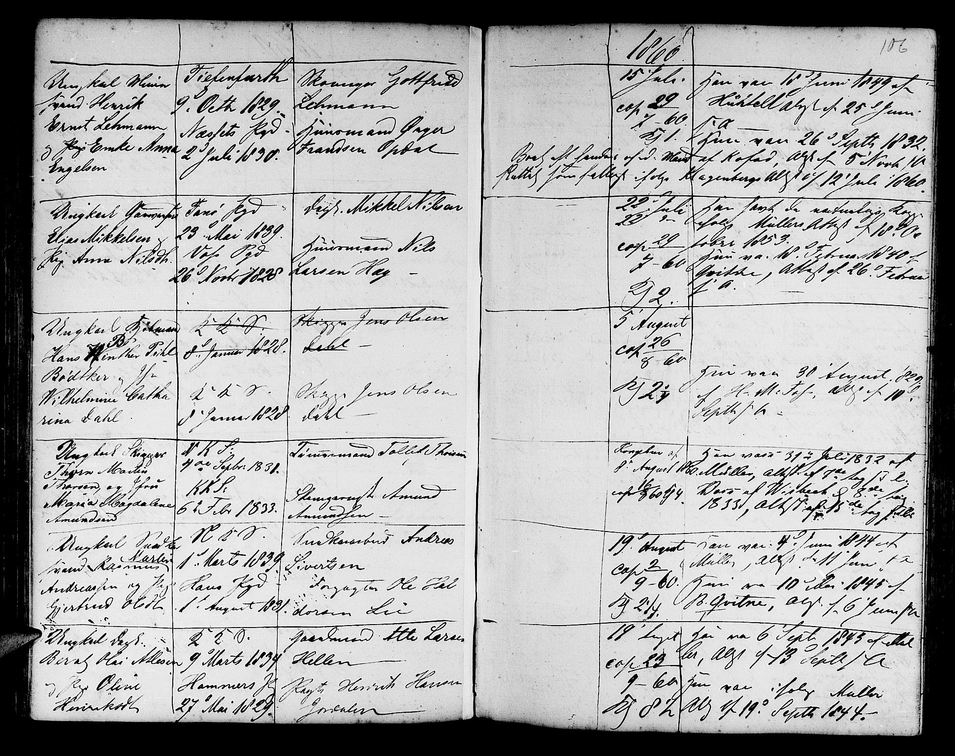 Korskirken sokneprestembete, AV/SAB-A-76101/H/Haa/L0009: Parish register (official) no. A 9, 1743-1861, p. 106