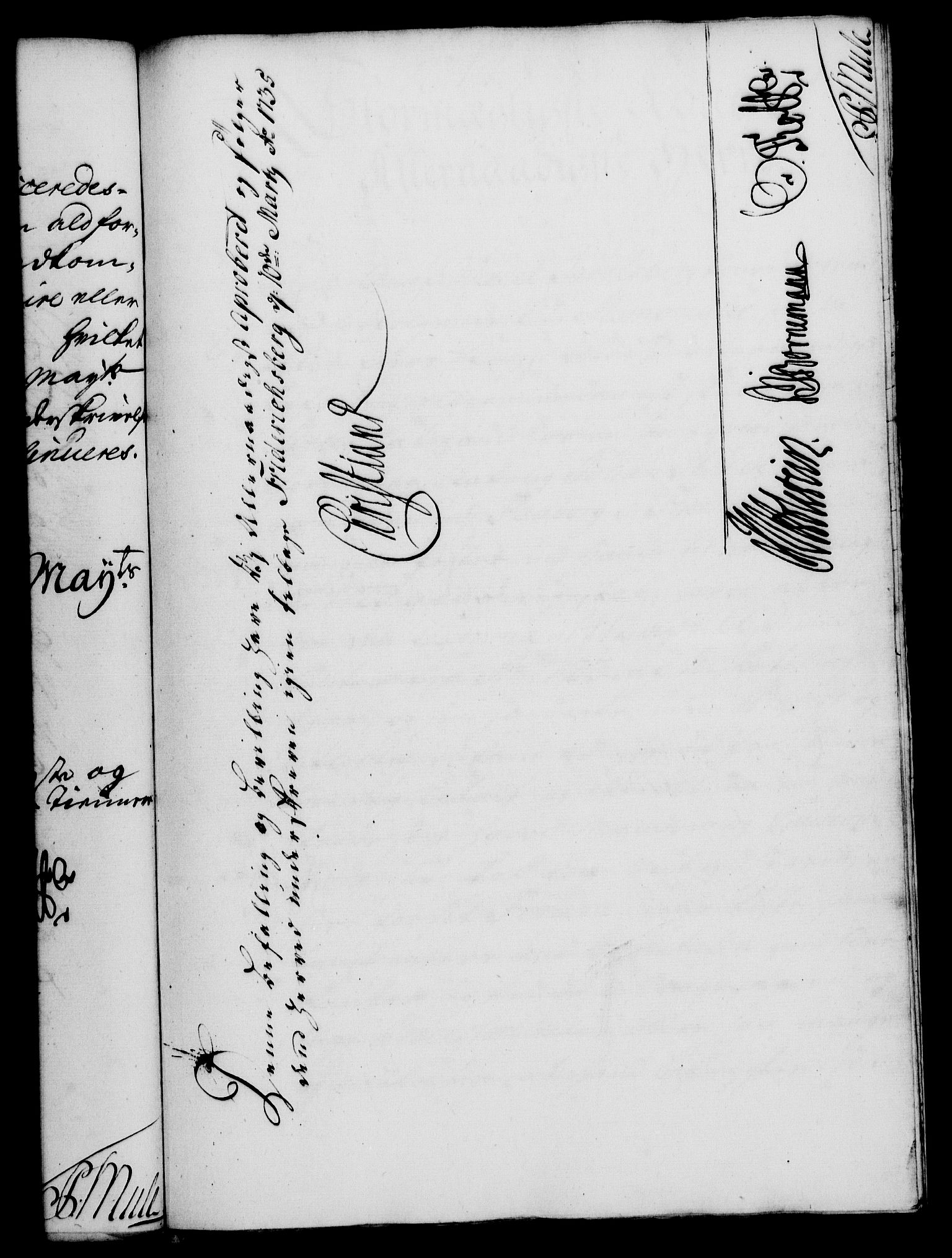 Rentekammeret, Kammerkanselliet, RA/EA-3111/G/Gf/Gfa/L0018: Norsk relasjons- og resolusjonsprotokoll (merket RK 52.18), 1735, p. 114