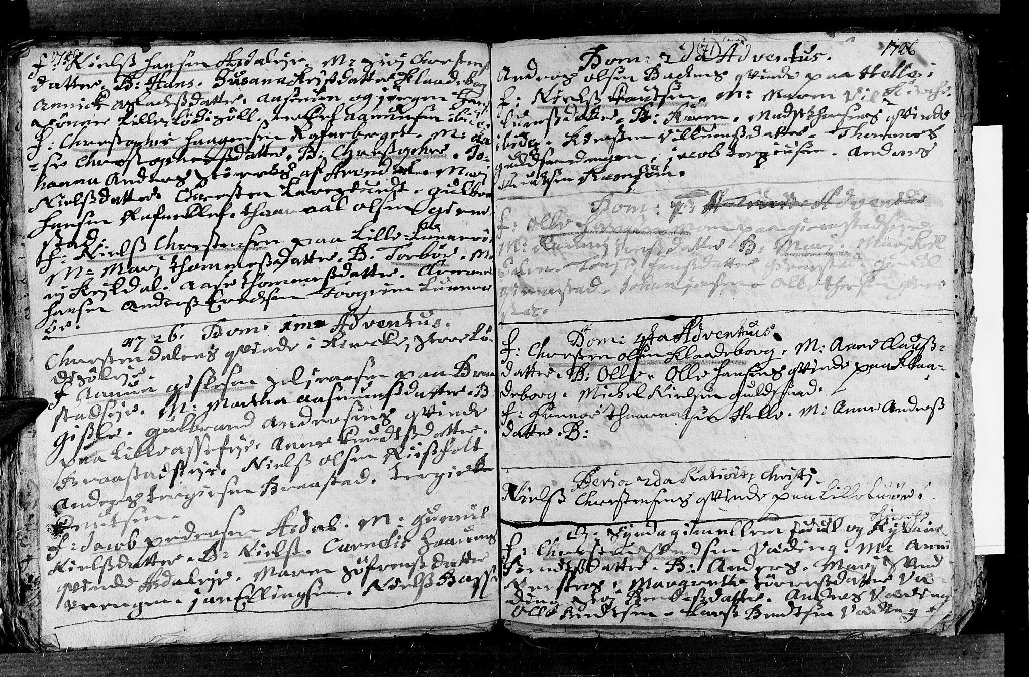 Øyestad sokneprestkontor, AV/SAK-1111-0049/F/Fa/L0003: Parish register (official) no. A 3, 1722-1730, p. 71