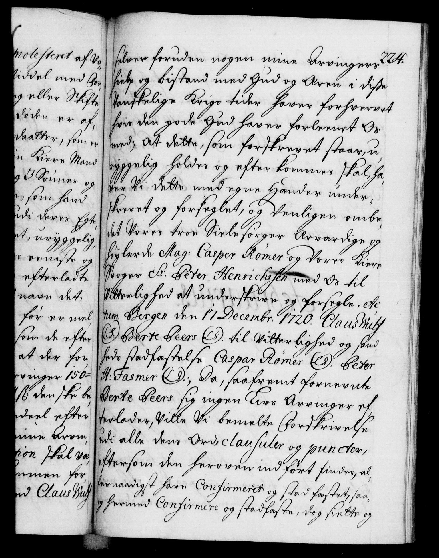 Danske Kanselli 1572-1799, RA/EA-3023/F/Fc/Fca/Fcaa/L0023: Norske registre, 1720-1722, p. 224a