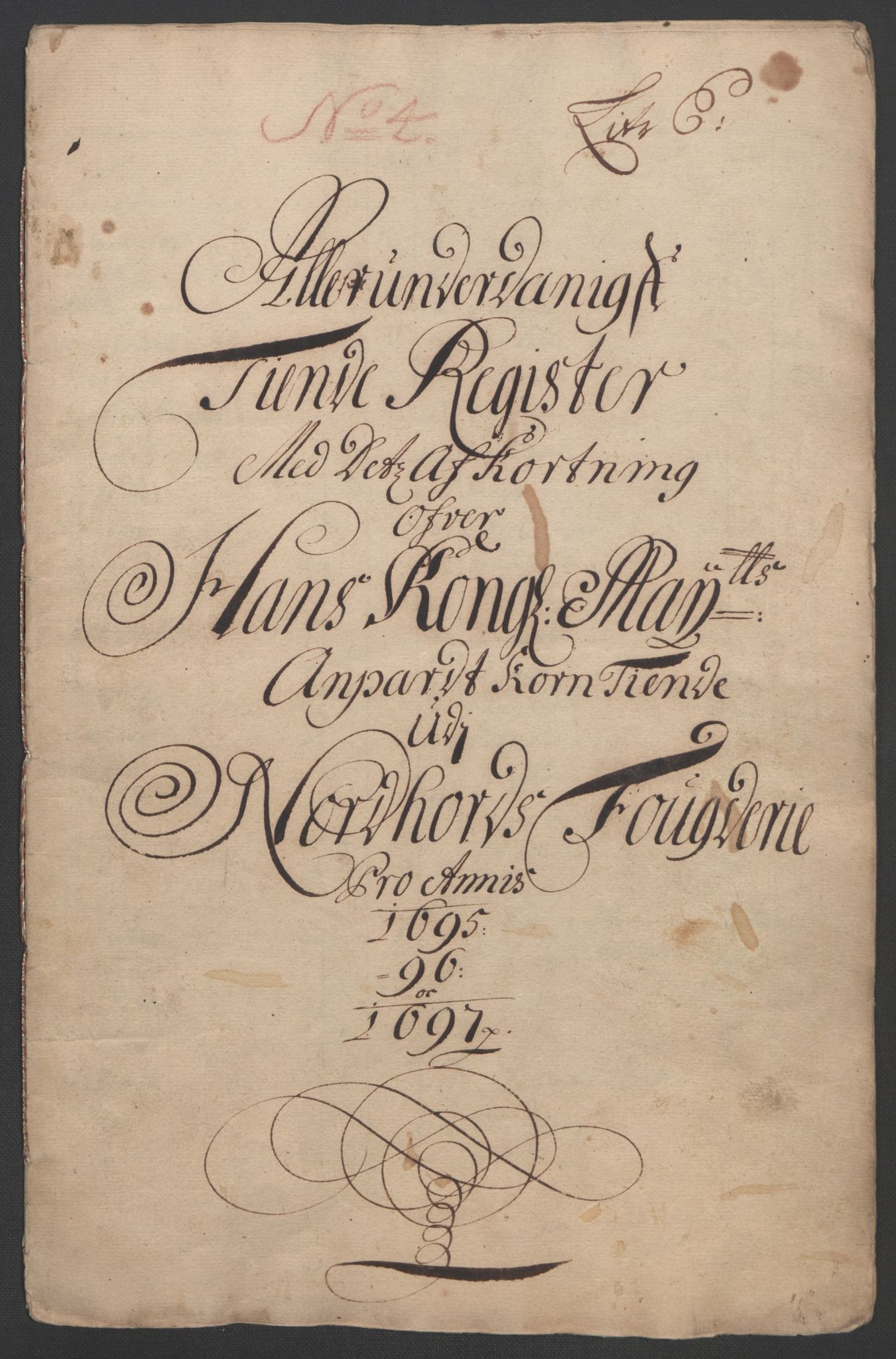 Rentekammeret inntil 1814, Reviderte regnskaper, Fogderegnskap, RA/EA-4092/R51/L3183: Fogderegnskap Nordhordland og Voss, 1695-1697, p. 442