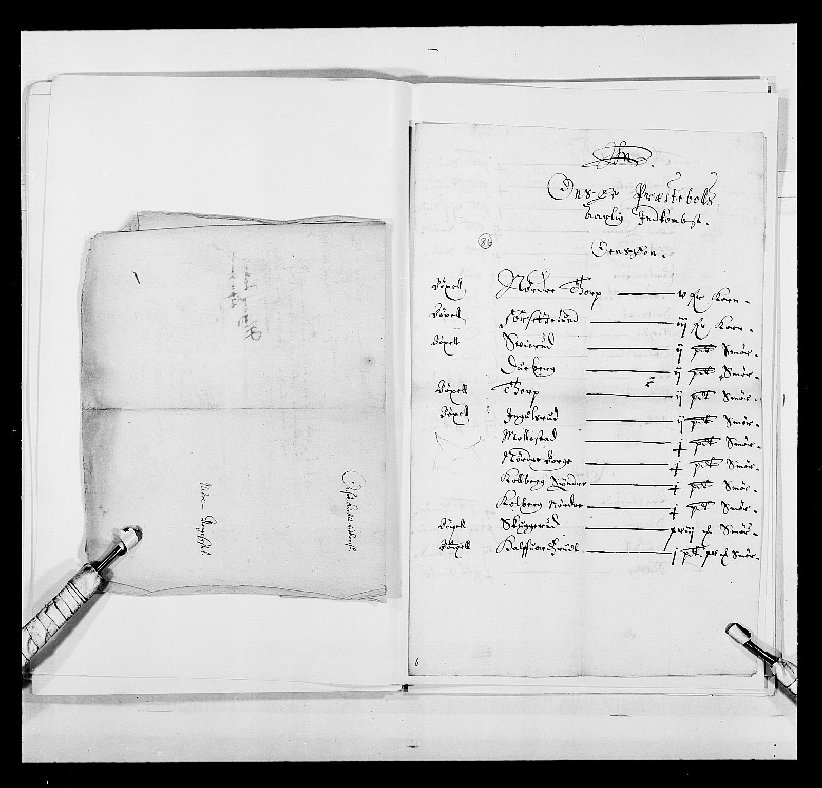 Stattholderembetet 1572-1771, AV/RA-EA-2870/Ek/L0030/0001: Jordebøker 1633-1658: / Kirke- og prestebolsgods i Akershus len, 1654, p. 300