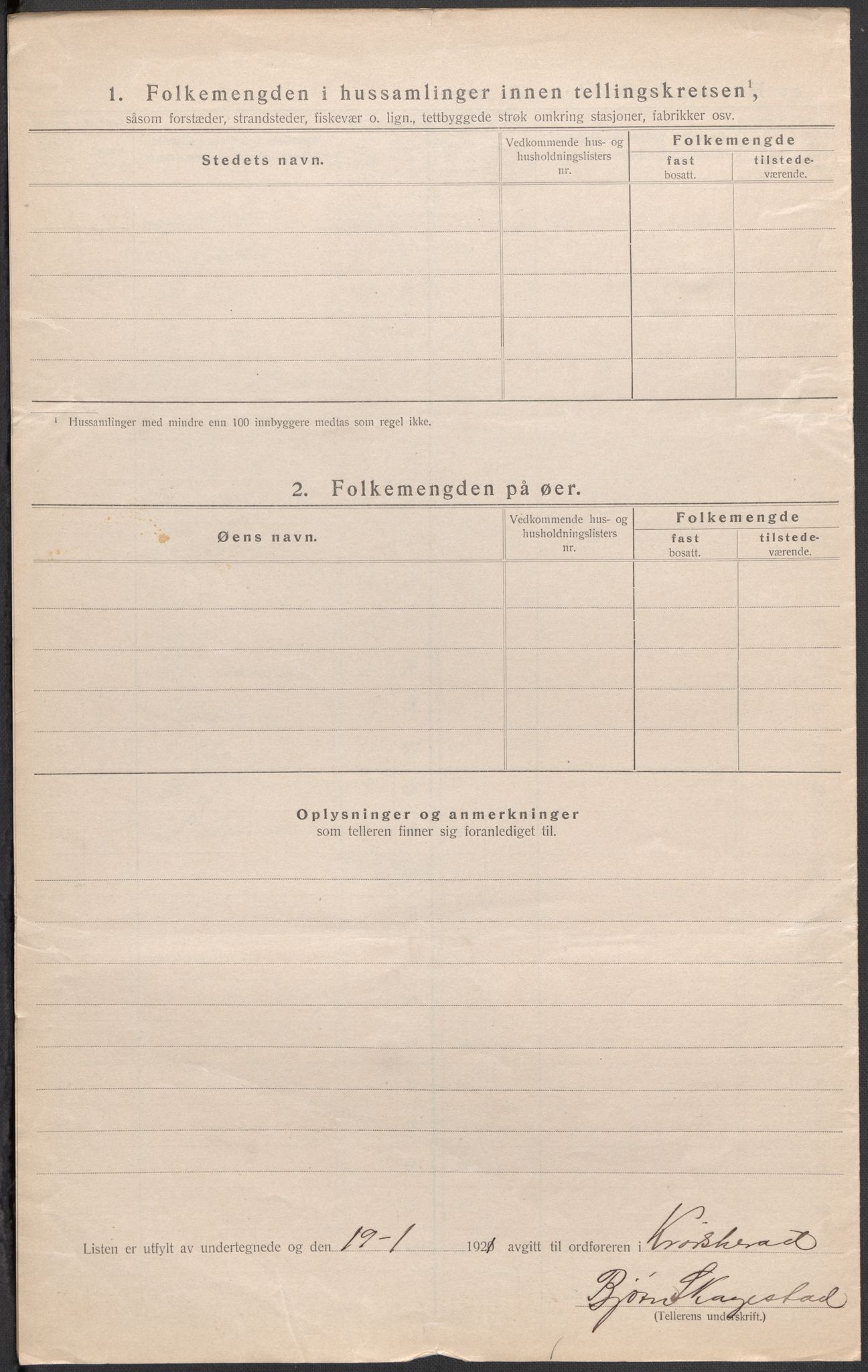 SAKO, 1920 census for Krødsherad, 1920, p. 10