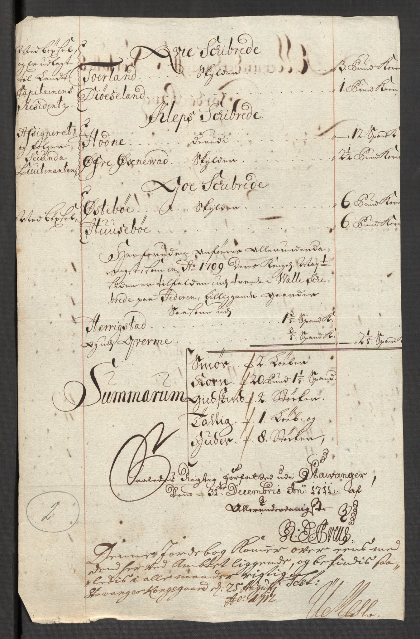 Rentekammeret inntil 1814, Reviderte regnskaper, Fogderegnskap, AV/RA-EA-4092/R46/L2735: Fogderegnskap Jæren og Dalane, 1711, p. 51