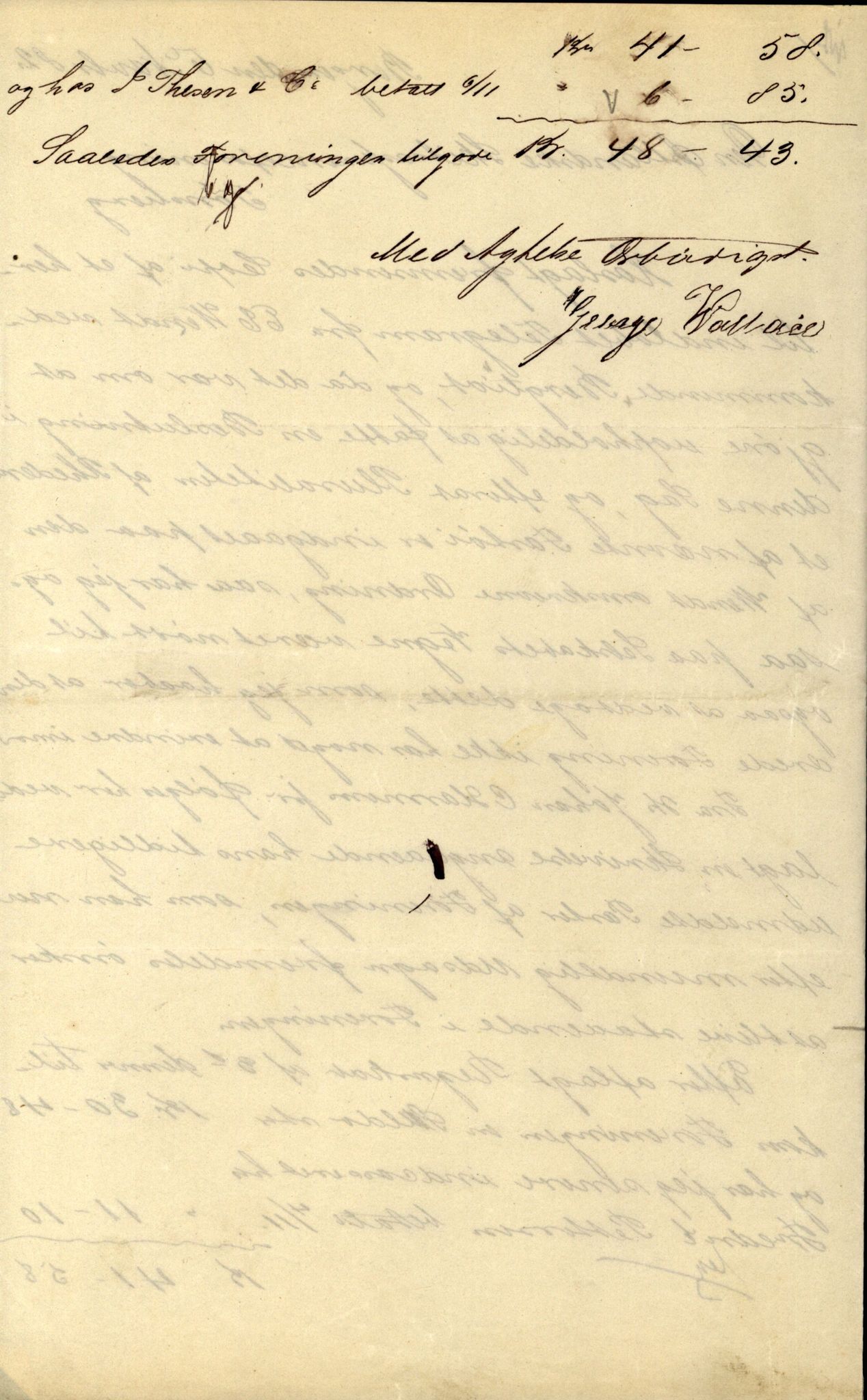Pa 63 - Østlandske skibsassuranceforening, VEMU/A-1079/G/Ga/L0015/0011: Havaridokumenter / Carl Johan, Bergljot, Baticola, Saga, 1882, p. 26