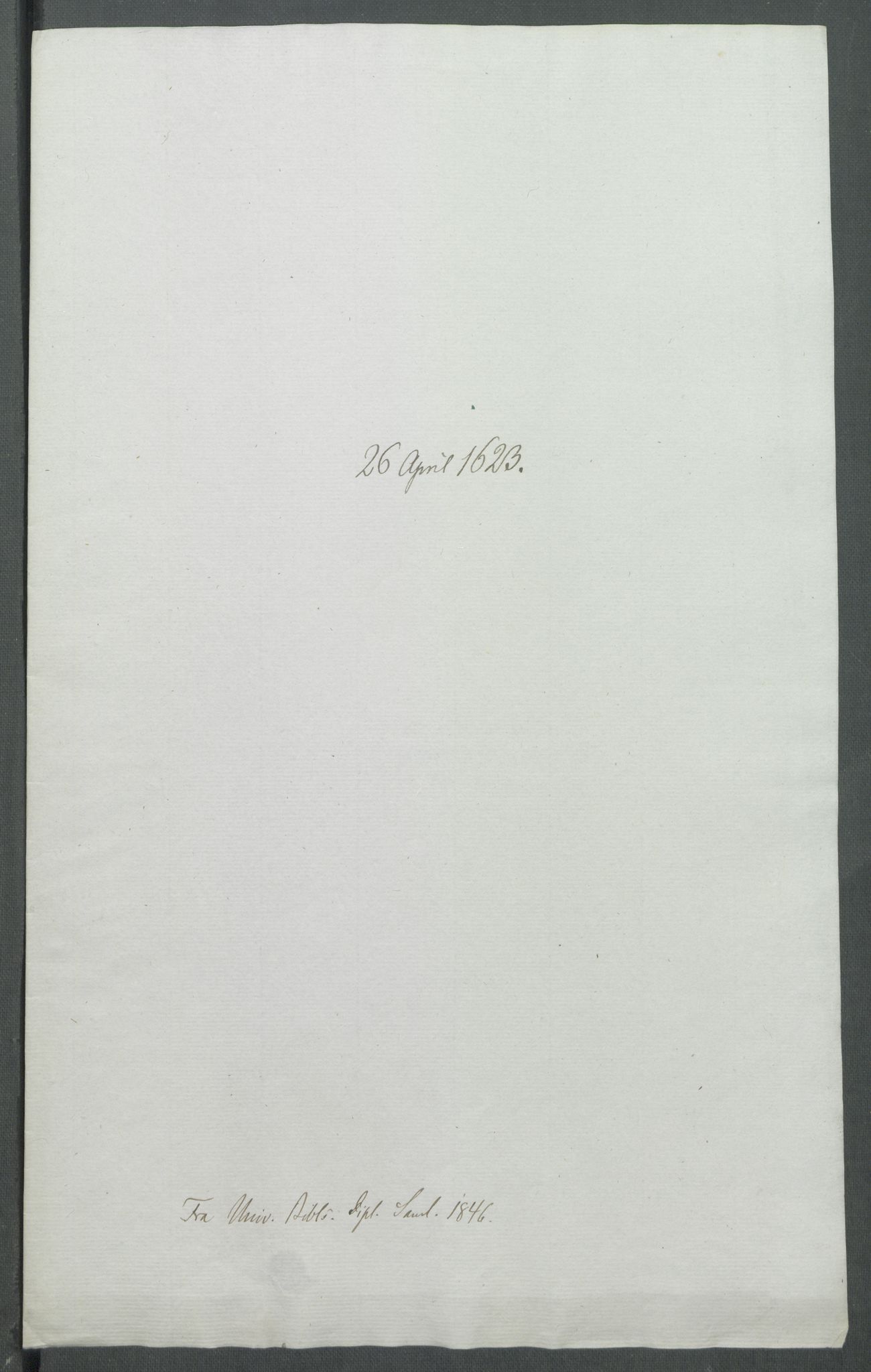 Riksarkivets diplomsamling, AV/RA-EA-5965/F02/L0131: Dokumenter, 1623, p. 61