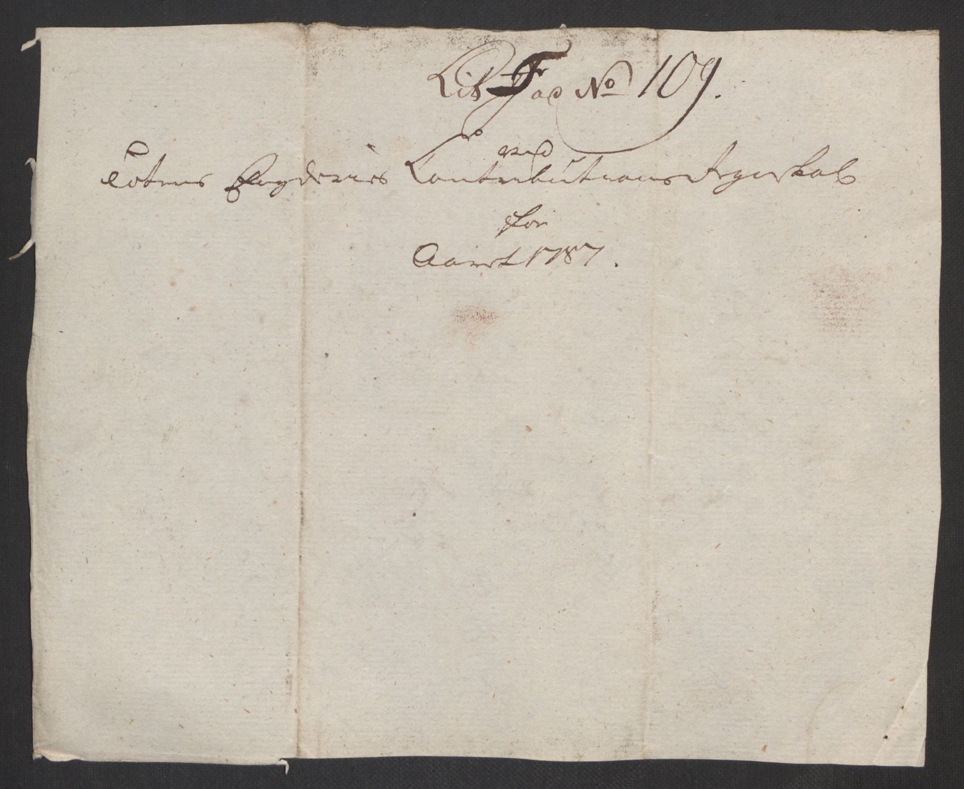 Rentekammeret inntil 1814, Reviderte regnskaper, Fogderegnskap, AV/RA-EA-4092/R19/L1374: Fogderegnskap Toten, Hadeland og Vardal, 1787, p. 357