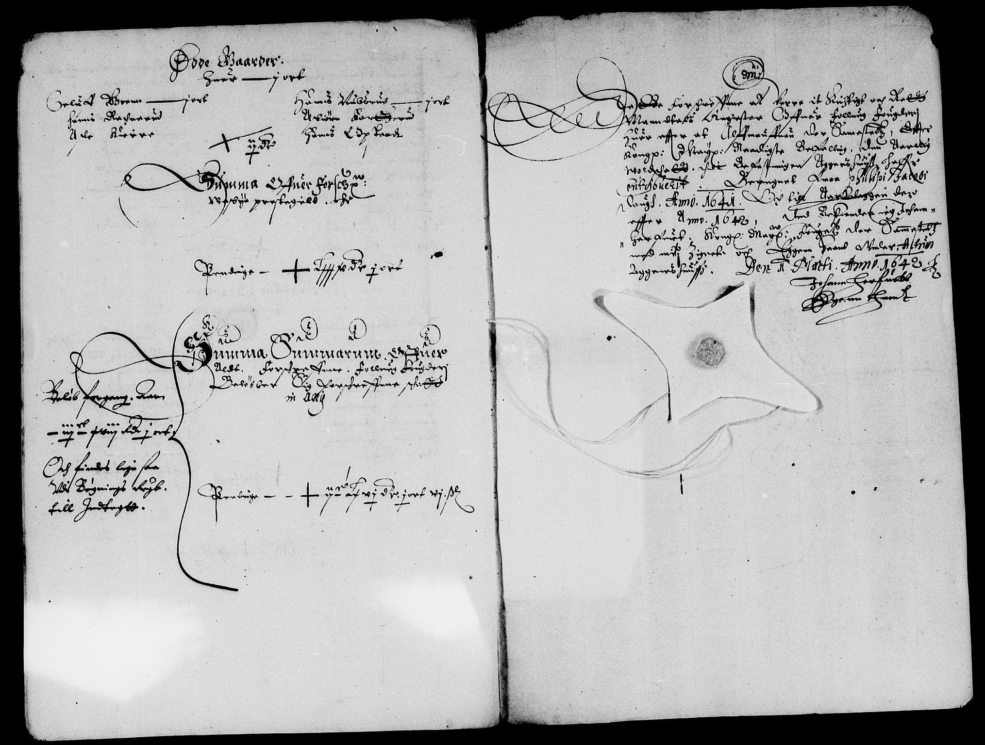 Rentekammeret inntil 1814, Reviderte regnskaper, Lensregnskaper, AV/RA-EA-5023/R/Rb/Rba/L0160: Akershus len, 1641-1642