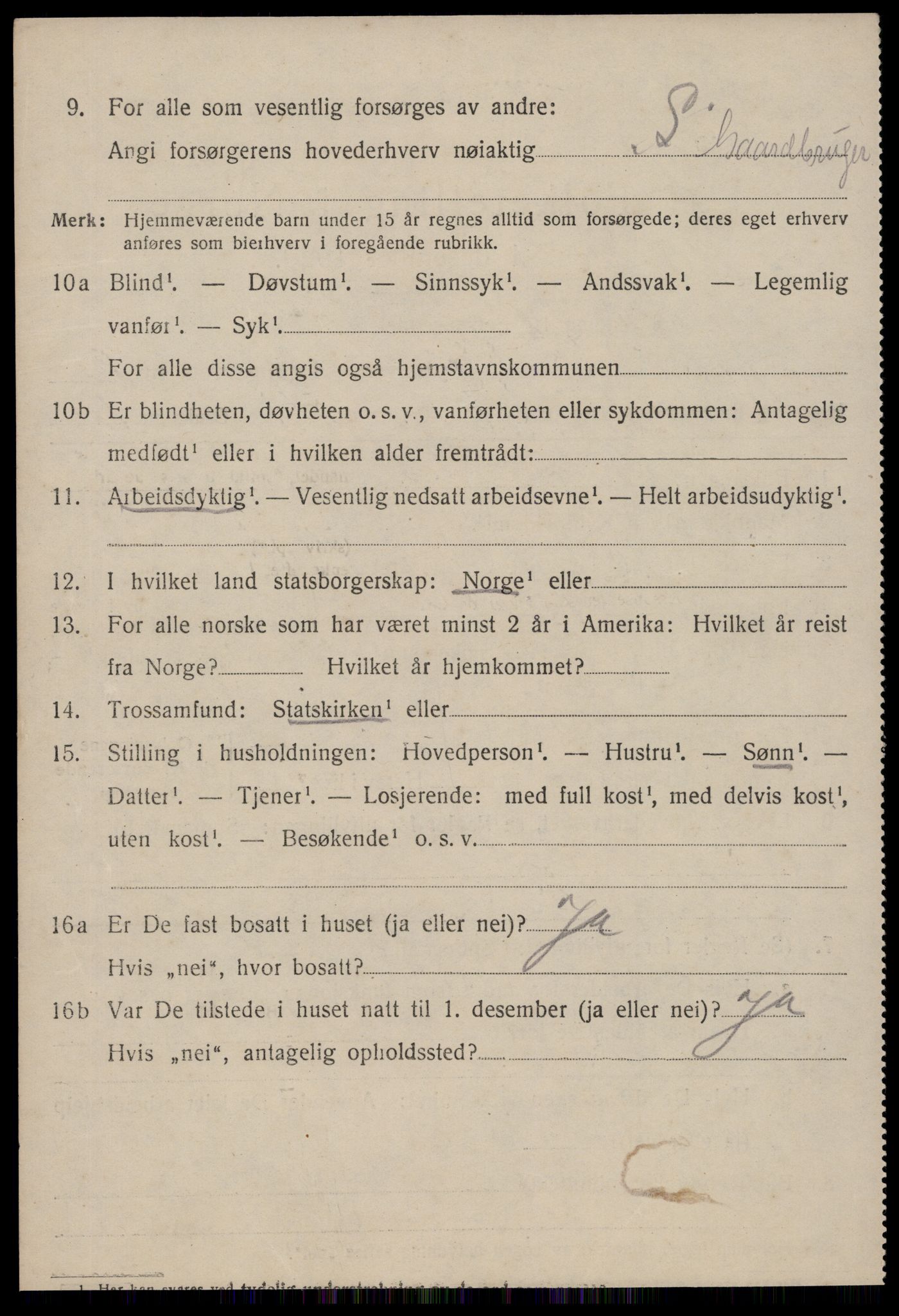 SAT, 1920 census for Eresfjord og Vistdal, 1920, p. 1650