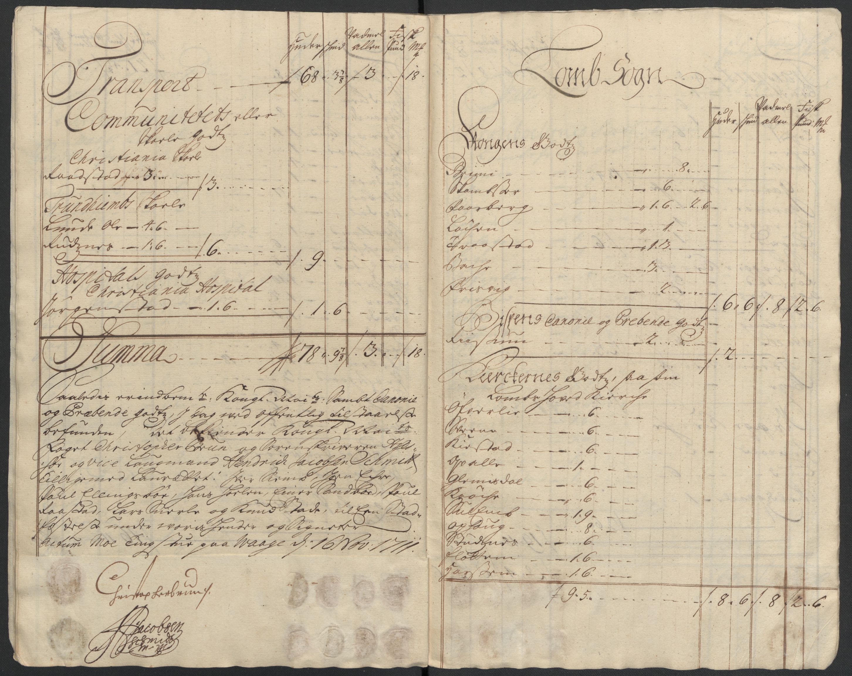 Rentekammeret inntil 1814, Reviderte regnskaper, Fogderegnskap, AV/RA-EA-4092/R17/L1180: Fogderegnskap Gudbrandsdal, 1711, p. 416