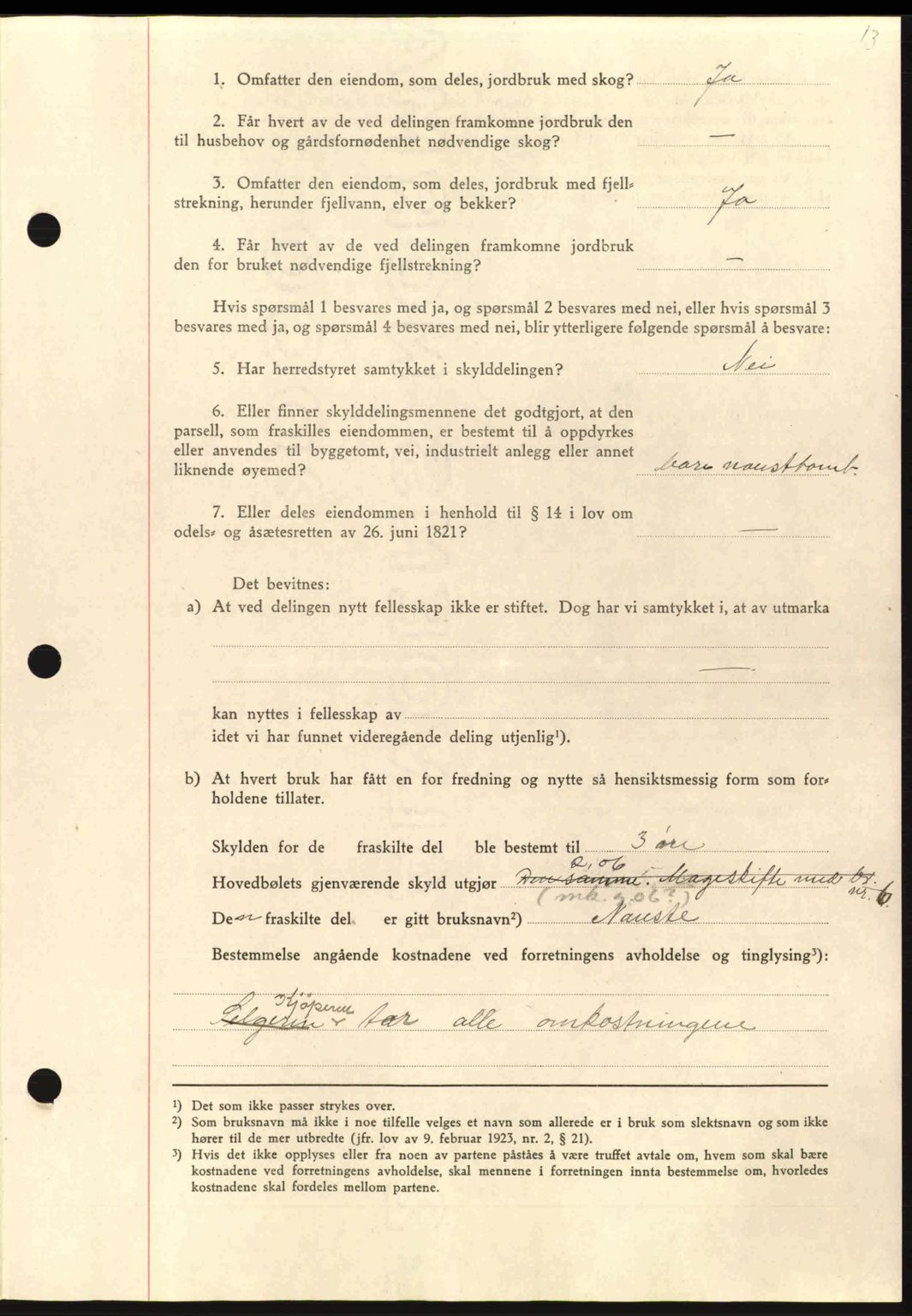 Nordmøre sorenskriveri, AV/SAT-A-4132/1/2/2Ca: Mortgage book no. A97, 1944-1944, Diary no: : 126/1944