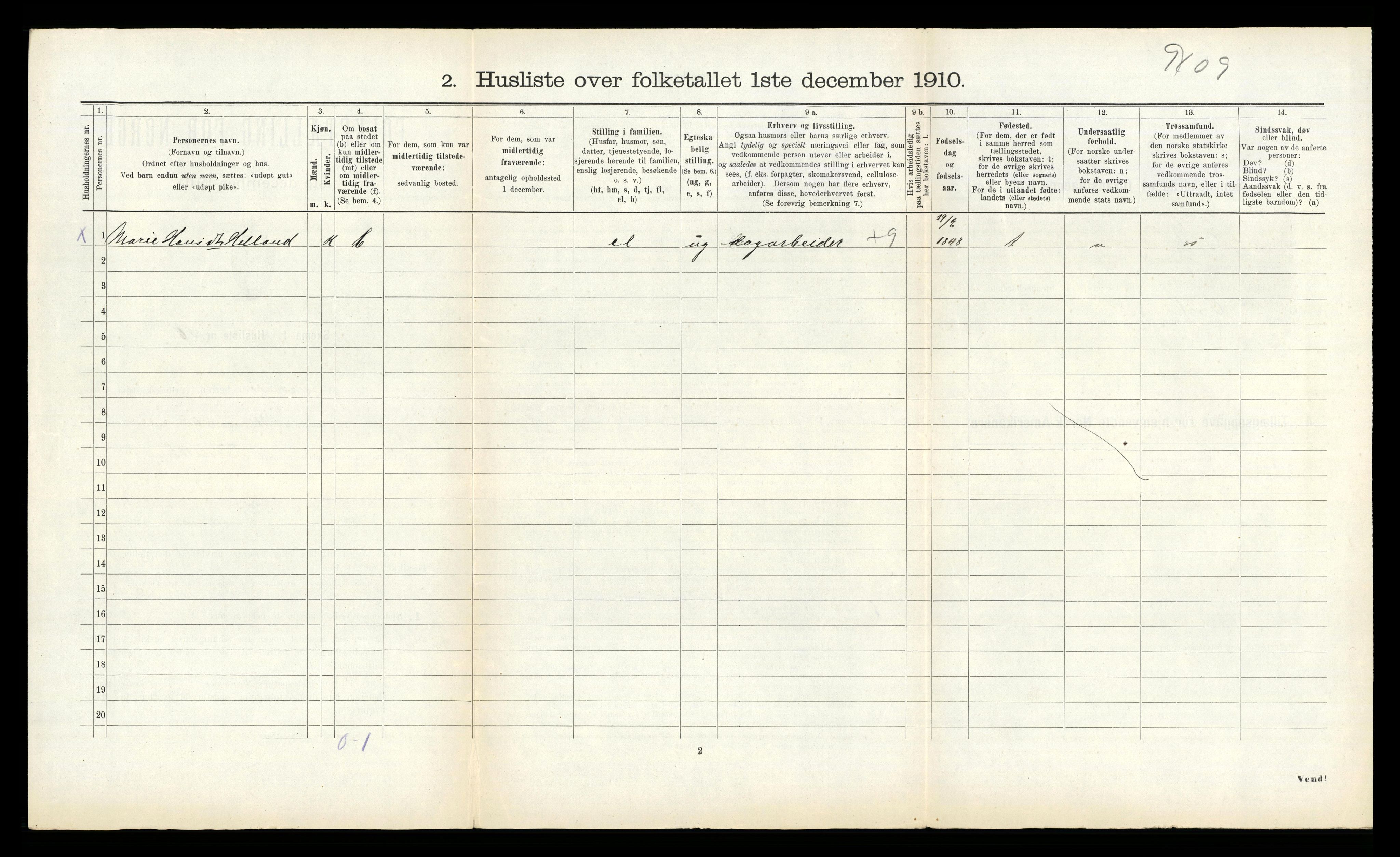 RA, 1910 census for Lærdal, 1910, p. 221