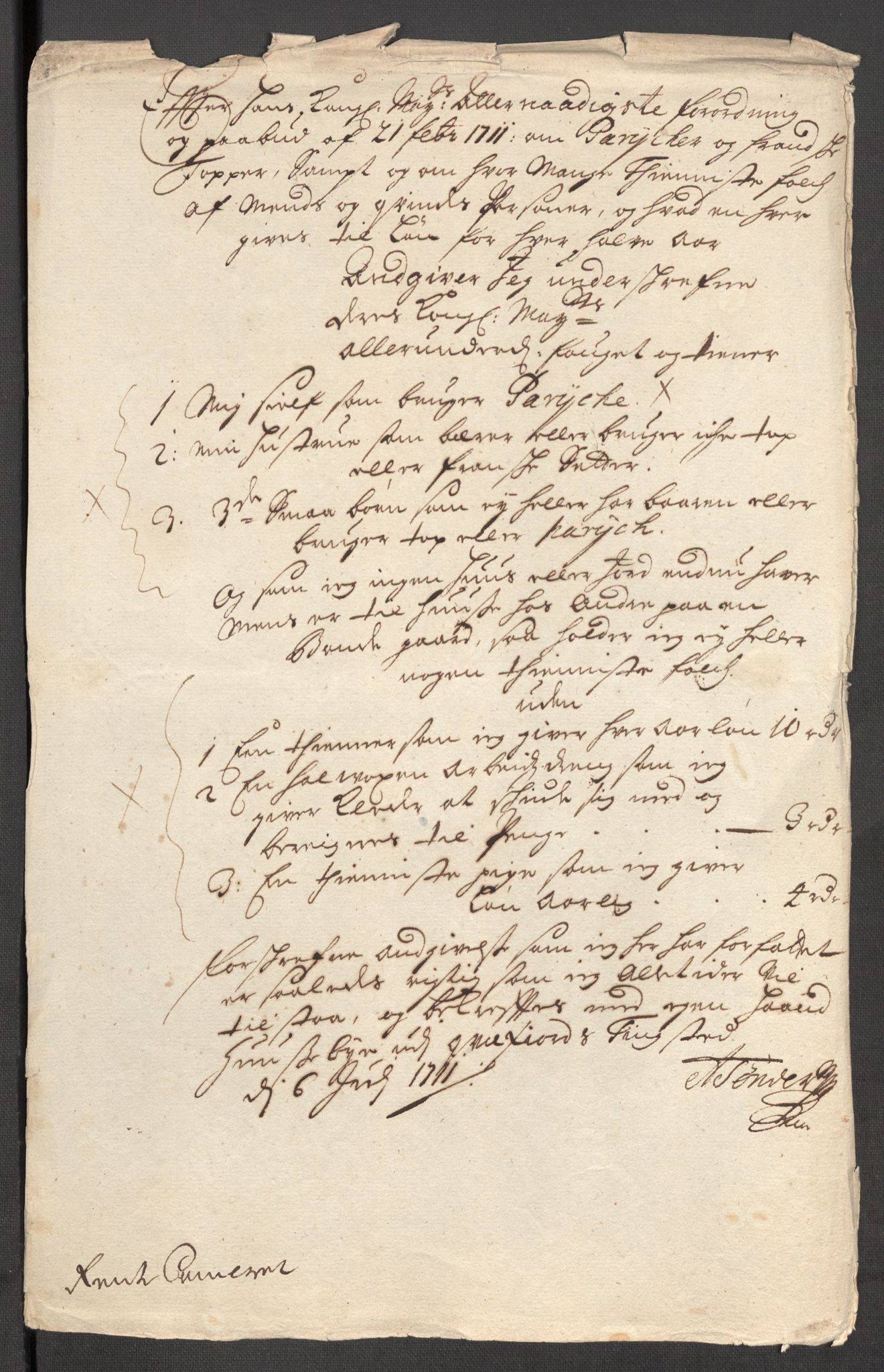 Rentekammeret inntil 1814, Reviderte regnskaper, Fogderegnskap, AV/RA-EA-4092/R68/L4758: Fogderegnskap Senja og Troms, 1711-1712, p. 95