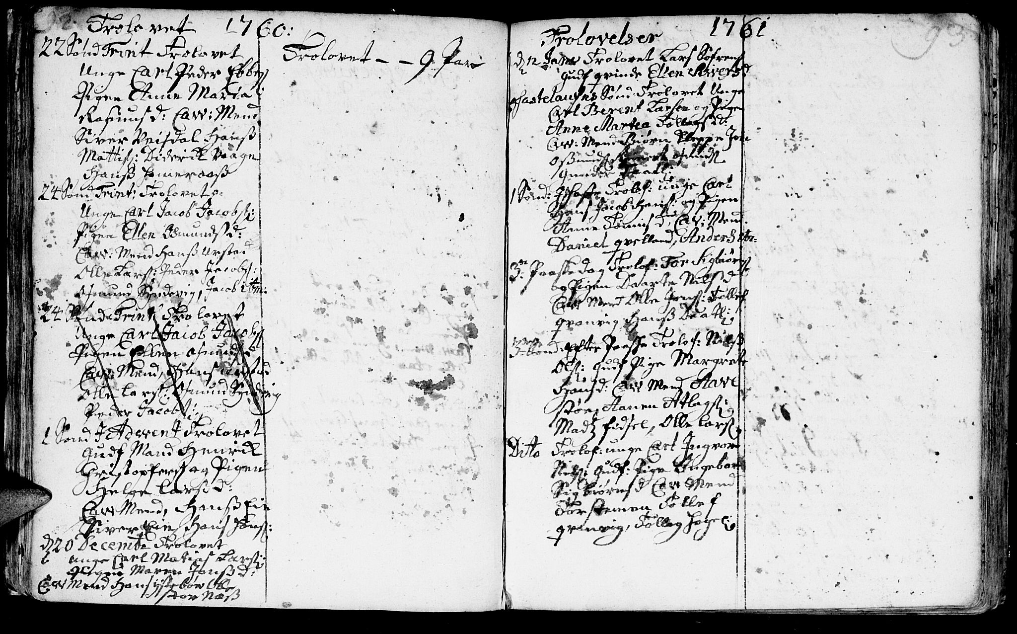 Flekkefjord sokneprestkontor, SAK/1111-0012/F/Fa/Fab/L0001: Parish register (official) no. A 1, 1750-1780, p. 92-93