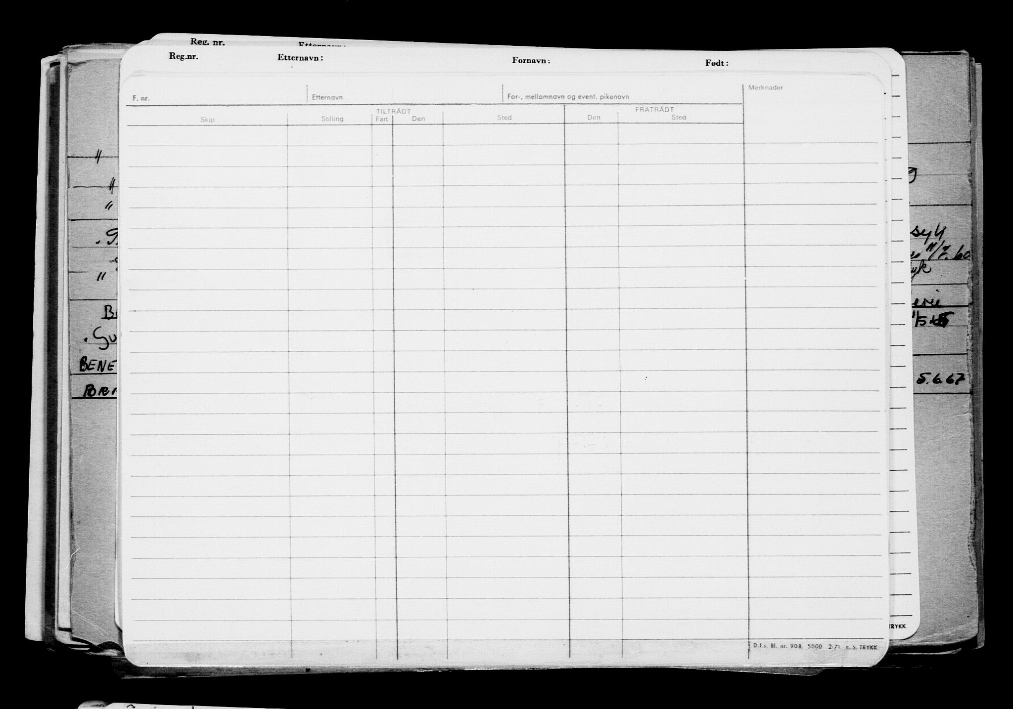 Direktoratet for sjømenn, AV/RA-S-3545/G/Gb/L0197: Hovedkort, 1921, p. 287