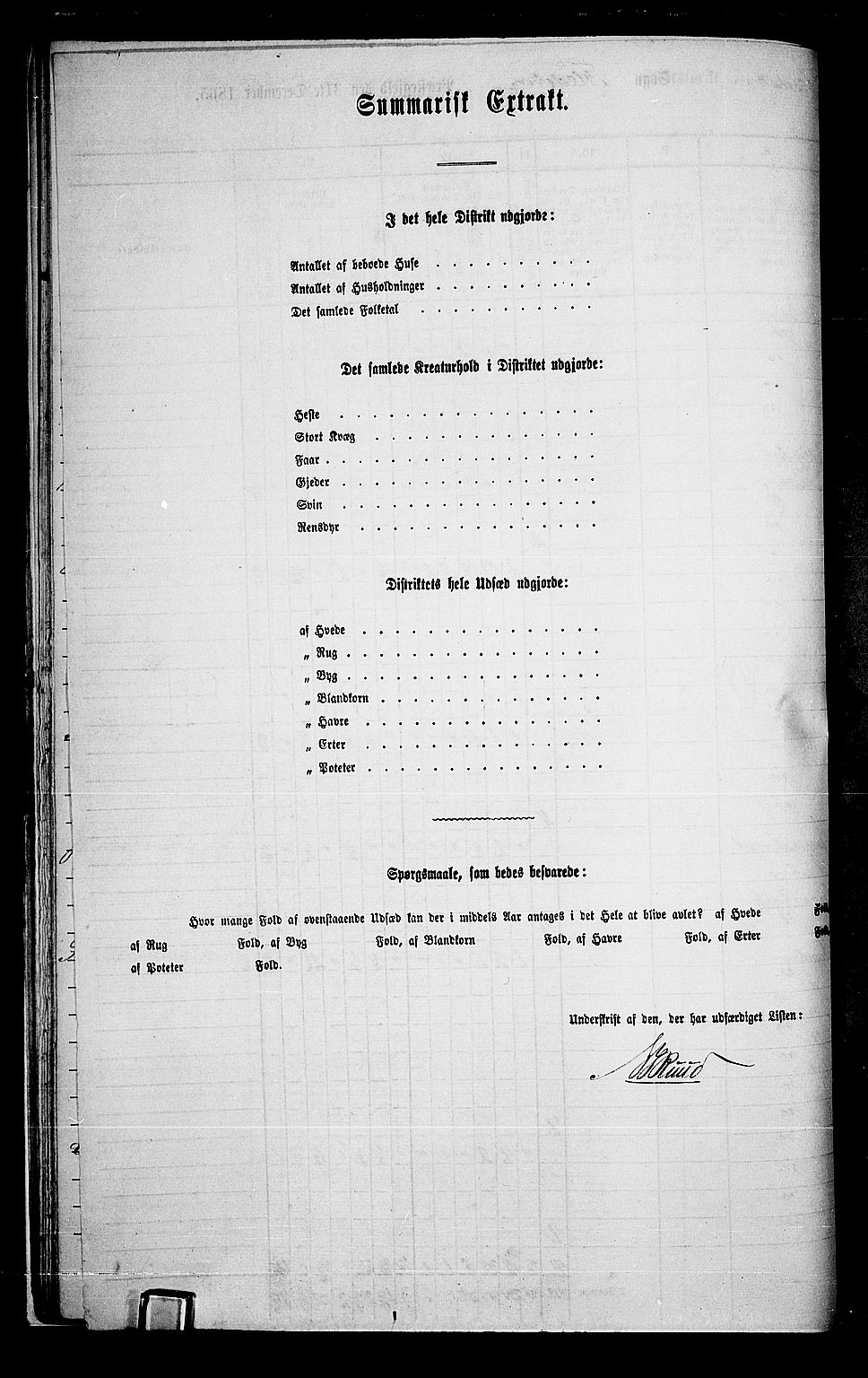 RA, 1865 census for Flesberg, 1865, p. 25