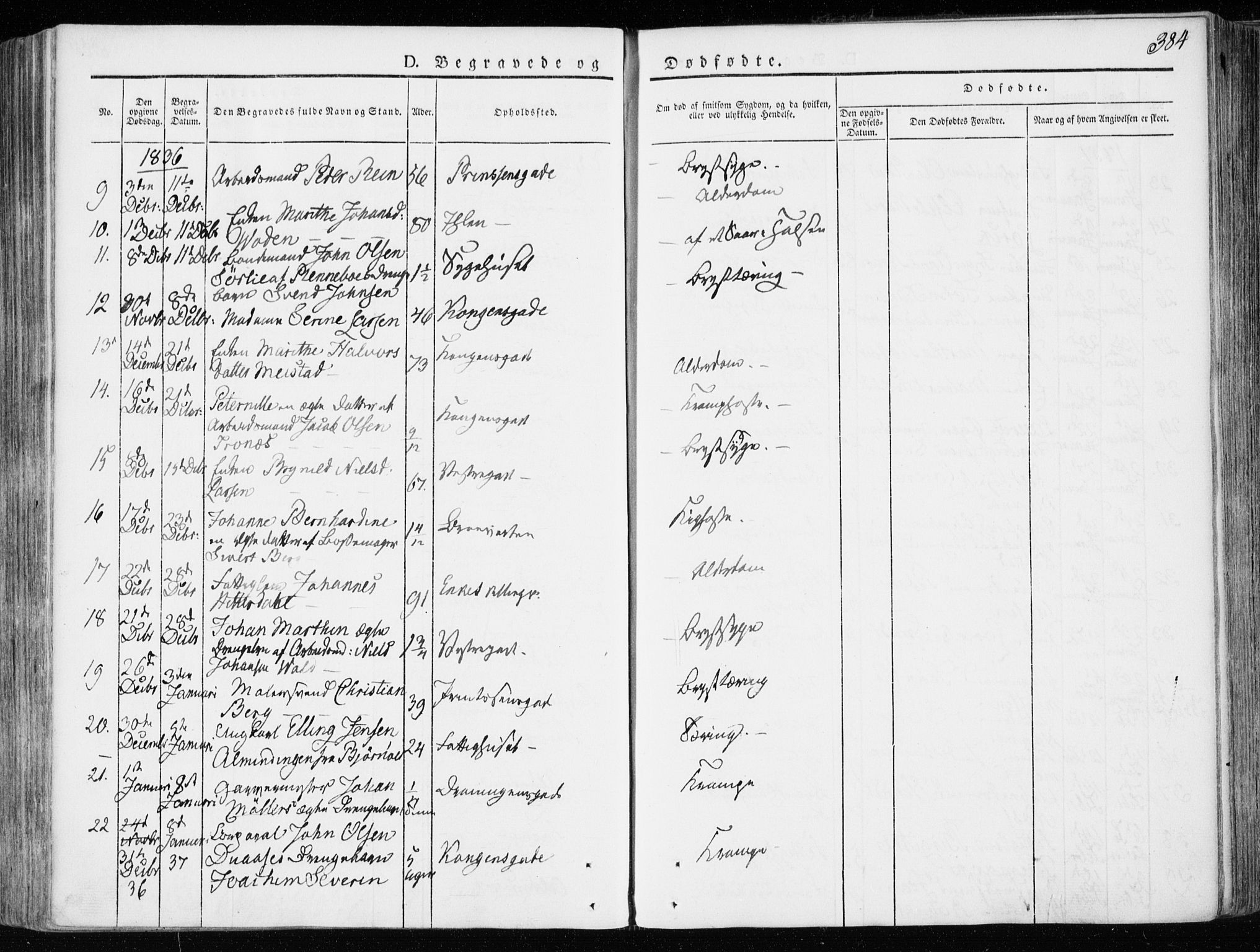 Ministerialprotokoller, klokkerbøker og fødselsregistre - Sør-Trøndelag, SAT/A-1456/601/L0047: Parish register (official) no. 601A15, 1831-1839, p. 384