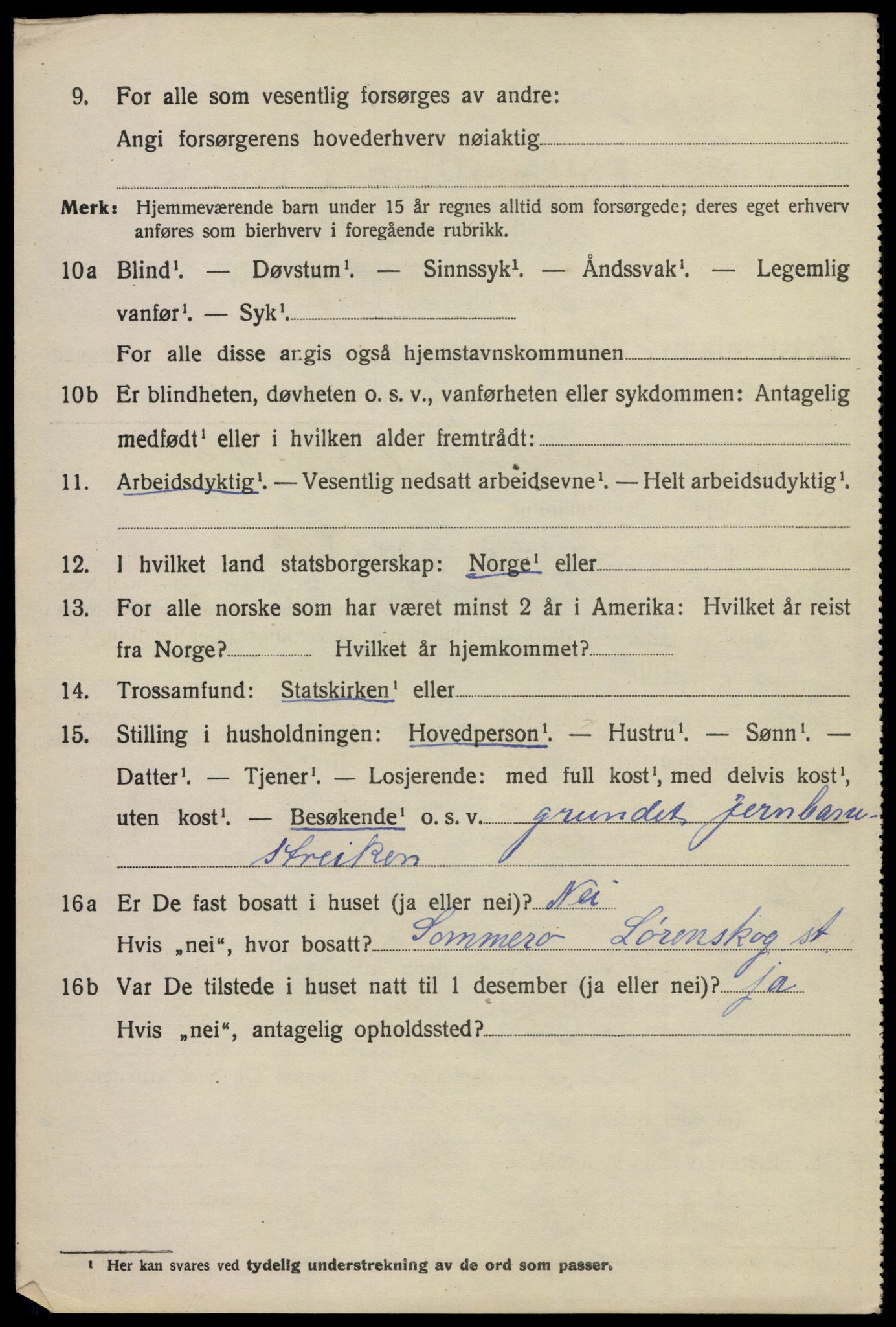 SAO, 1920 census for Kristiania, 1920, p. 580492