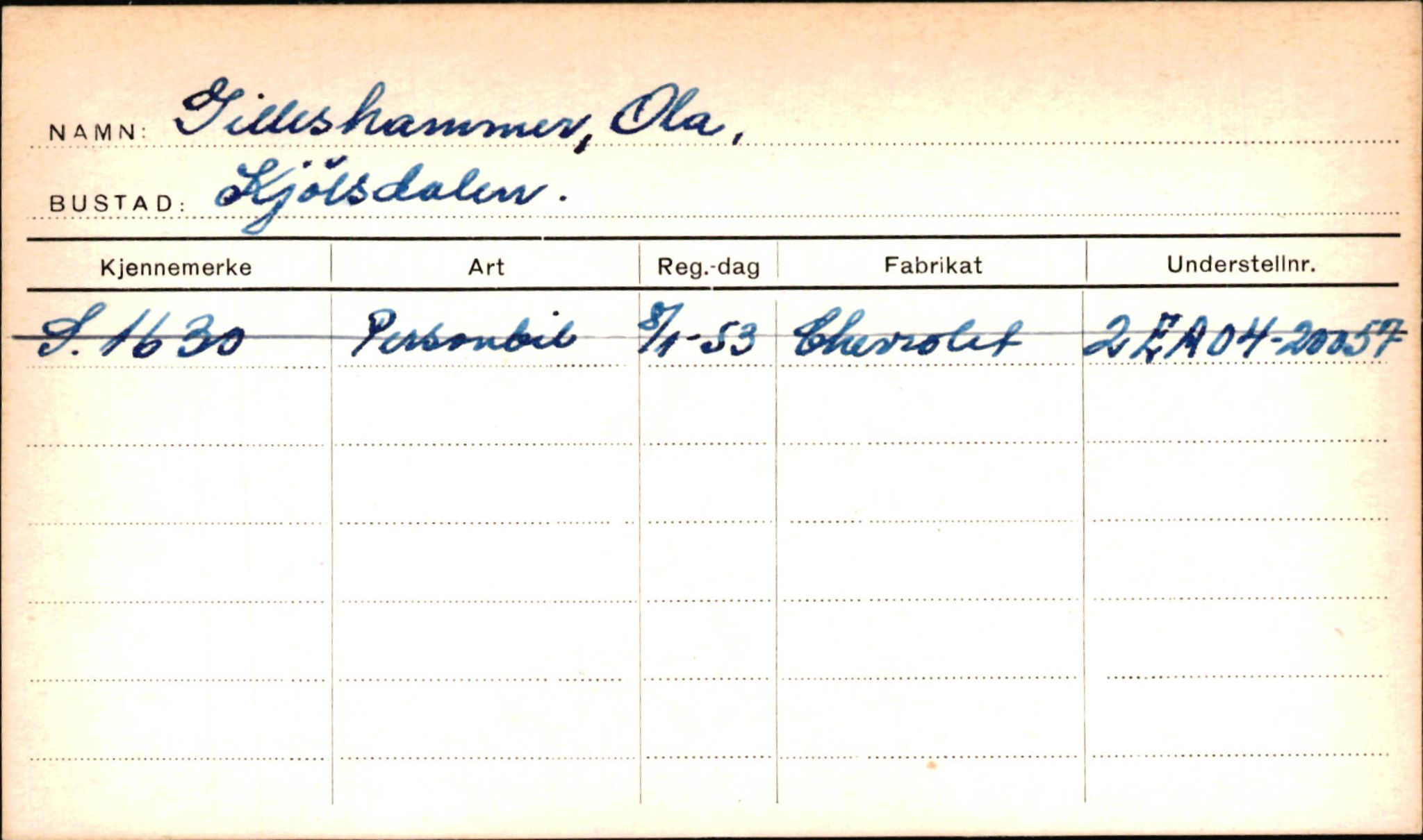 Statens vegvesen, Sogn og Fjordane vegkontor, AV/SAB-A-5301/4/F/L0001D: Eigarregister Fjordane til 1.6.1961, 1930-1961, p. 335