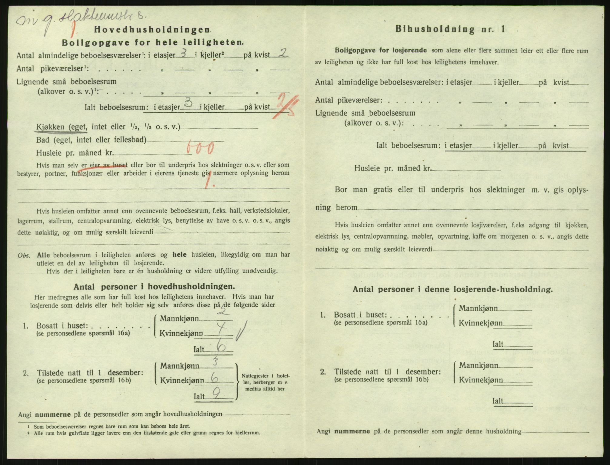 SAK, 1920 census for Arendal, 1920, p. 8095